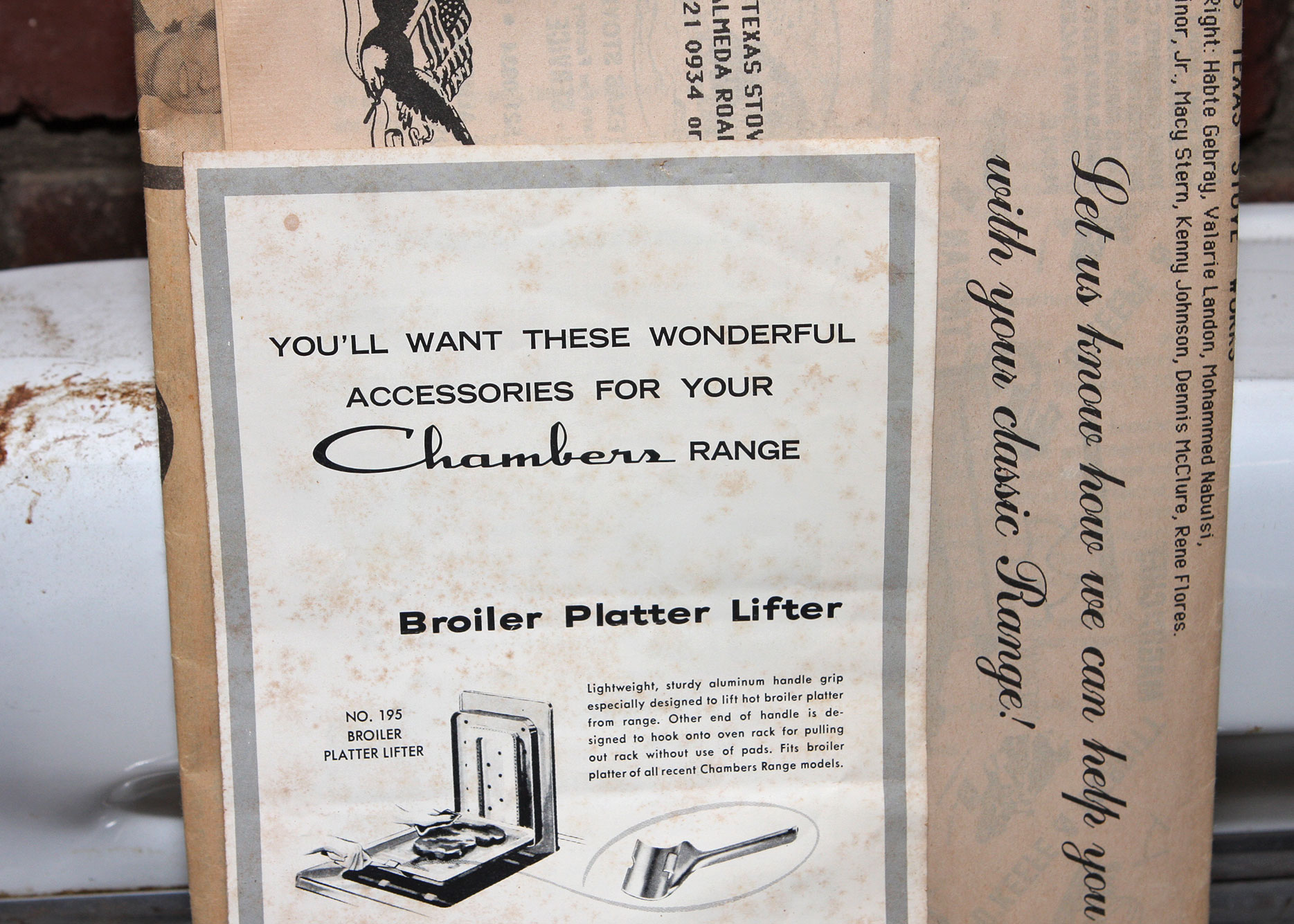 1950's Chambers "C" Model Gas Range