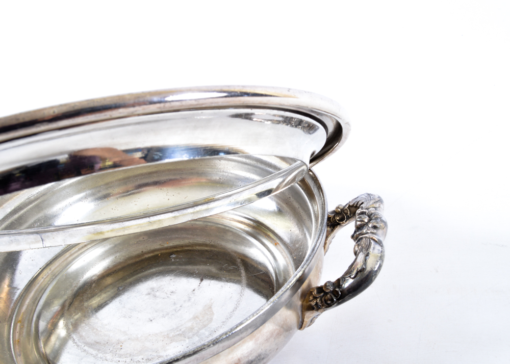 Assorted Silver Plated Serving Utensils