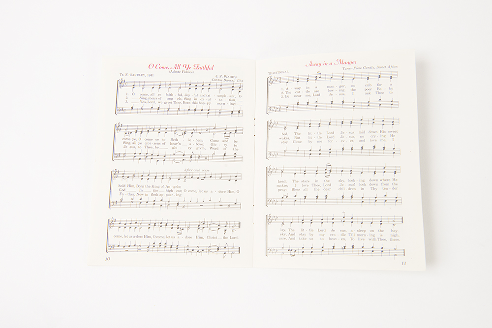 Vintage Christmas Carol Songbooks