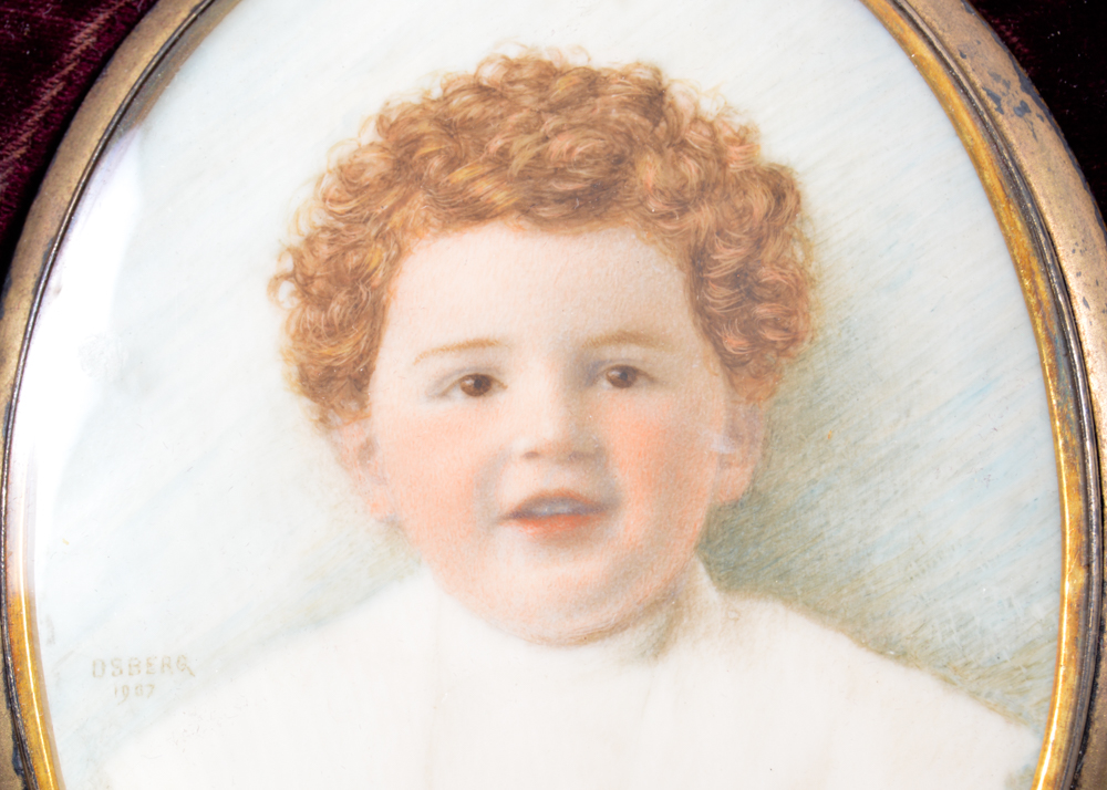 1907 Osberg Miniature Portrait