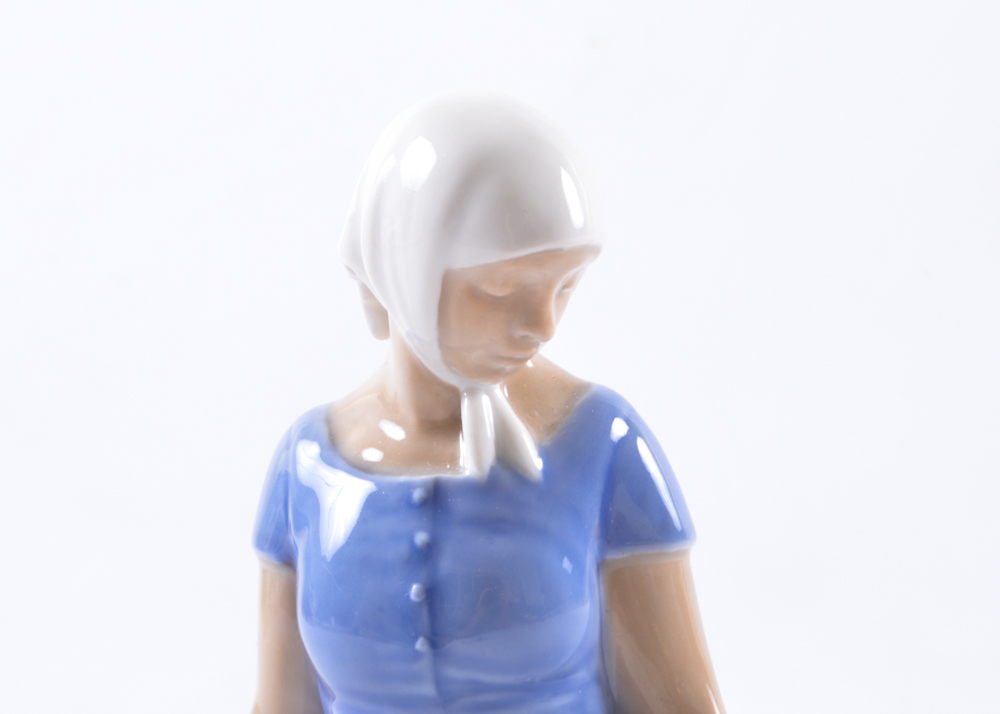 Bing and Grondahl Shepherdess with Sheep