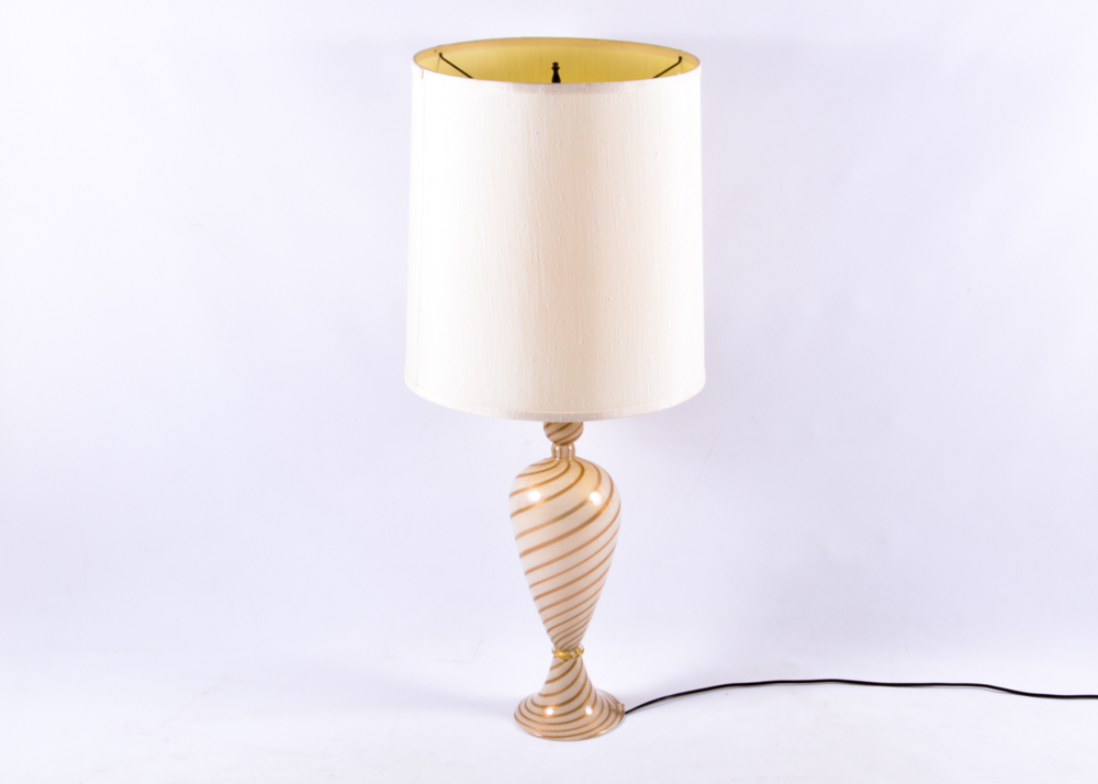 Salviati Art Glass Table Lamp