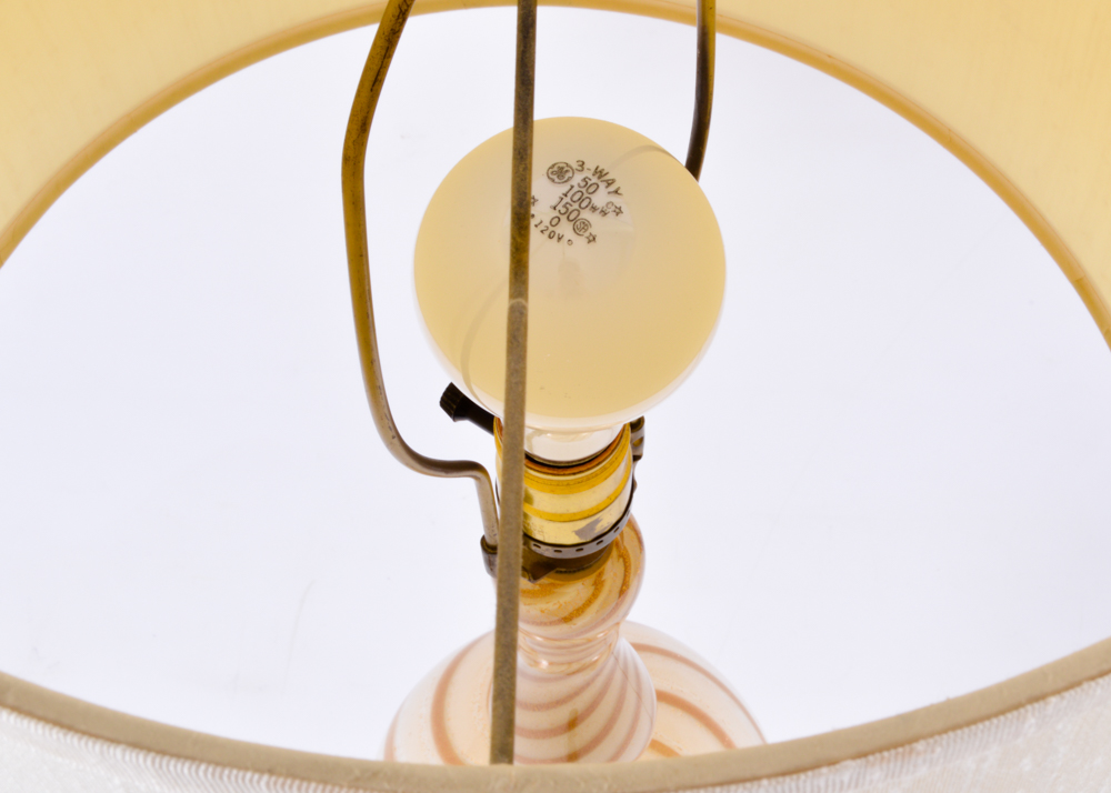 Salviati Art Glass Table Lamp