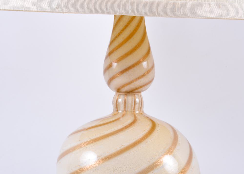 Salviati Art Glass Table Lamp