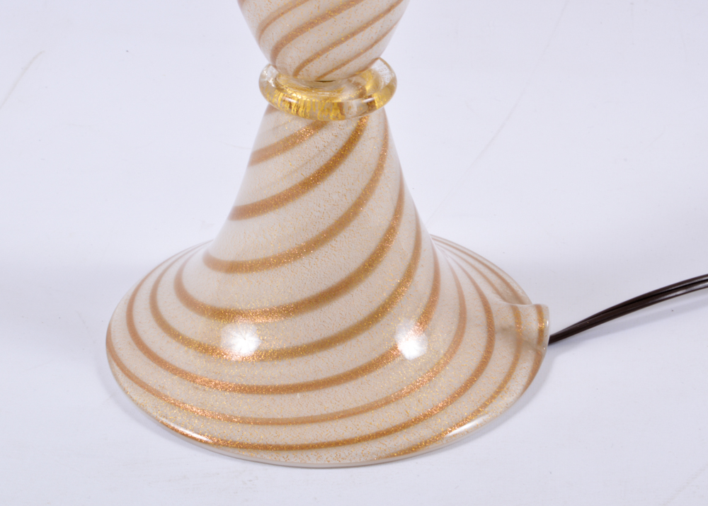 Salviati Art Glass Table Lamp