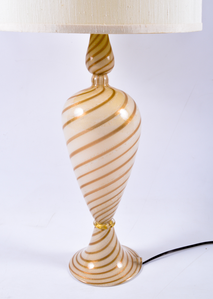 Salviati Art Glass Table Lamp