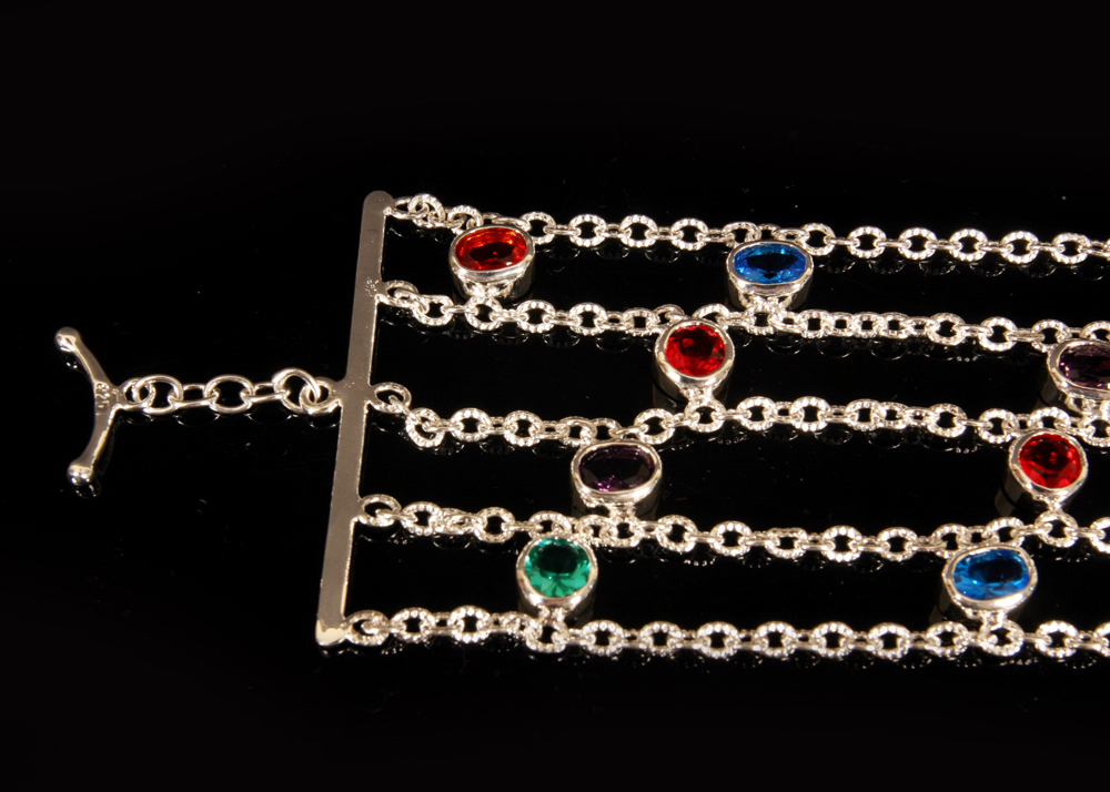 Sterling Silver Chainmail Cuff Bracelet