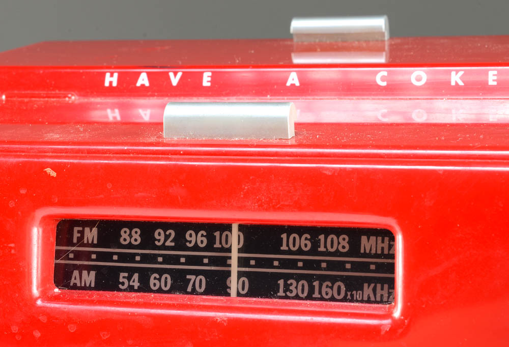 Coca Cola Red Cooler Cassette Tape Radio