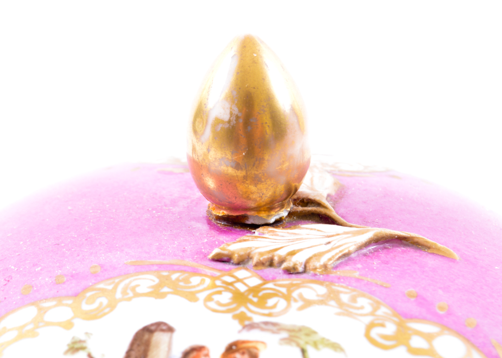 Meissen Style Lidded Compote Urn