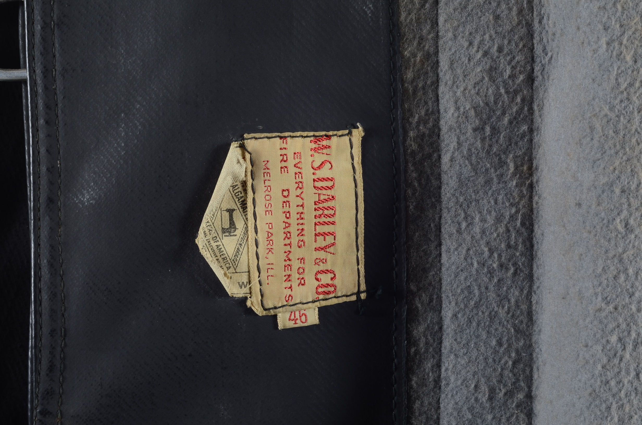 W.S. Darley&Co Black Firefighters Jacket Mann Co Firefighter Axe