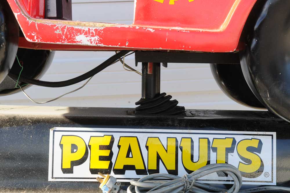 Coin Operated Peanuts Firetruck Kiddie Ride
