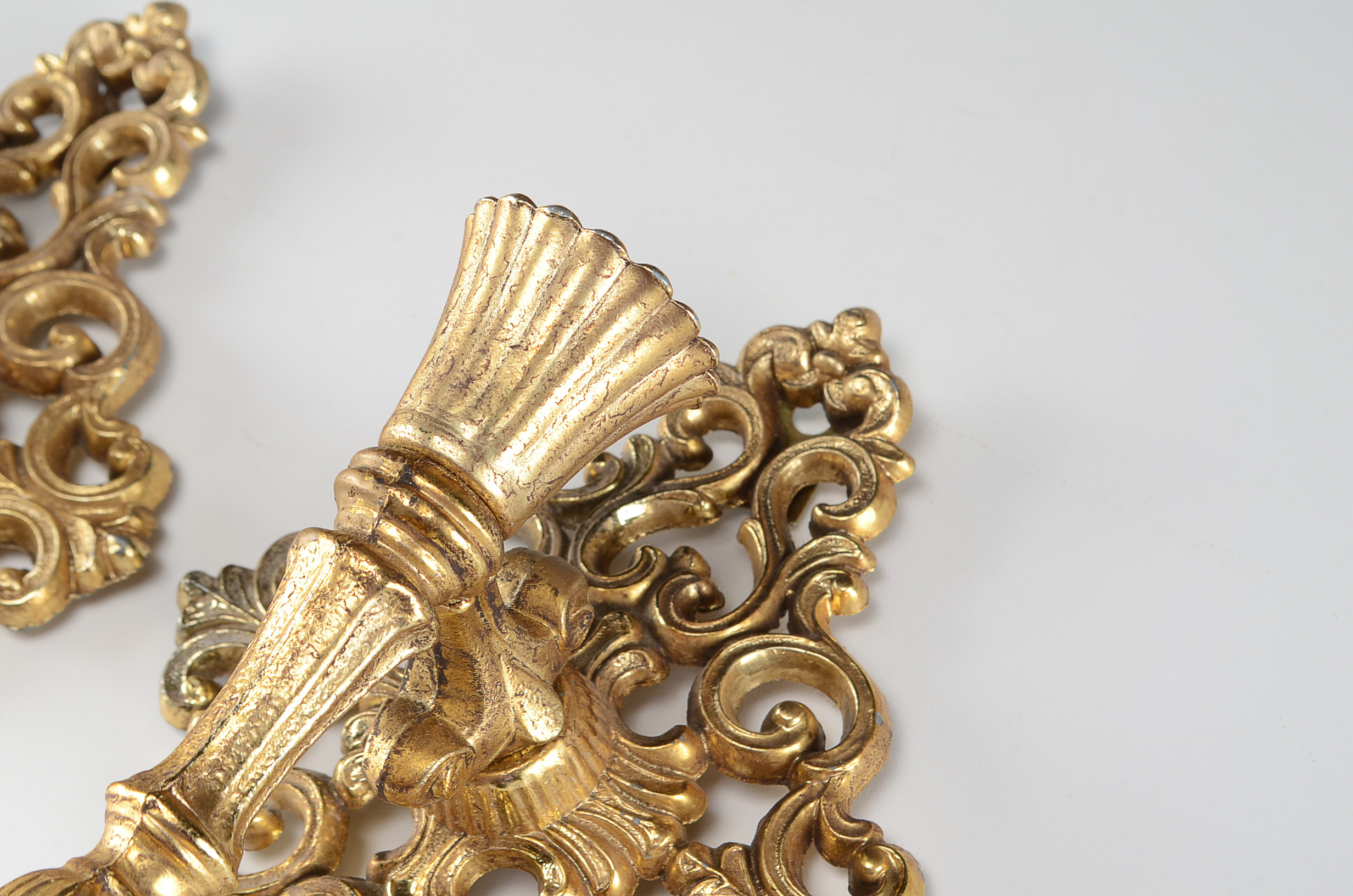 Pair of Brass Wall Sconces