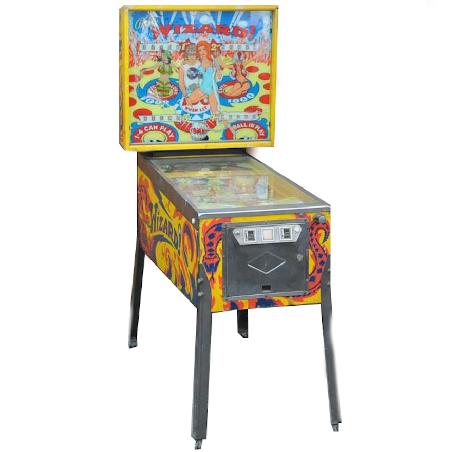 1974 Bally "Wizard!" Pinball Machine