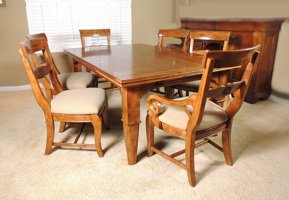 Kincaid Dining Table and Six Chairs
