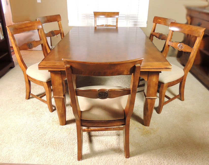 Kincaid Dining Table and Six Chairs