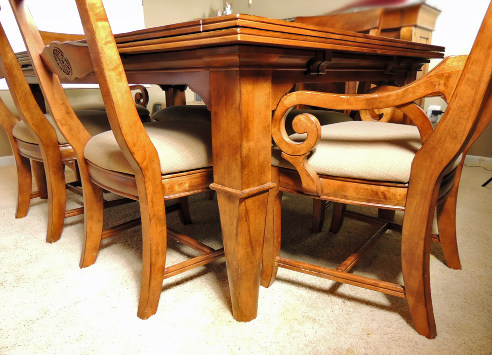 Kincaid Dining Table and Six Chairs