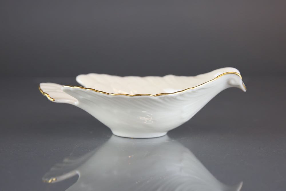 Bone China Shell Napkin Rings and Lenox China Dove Dish