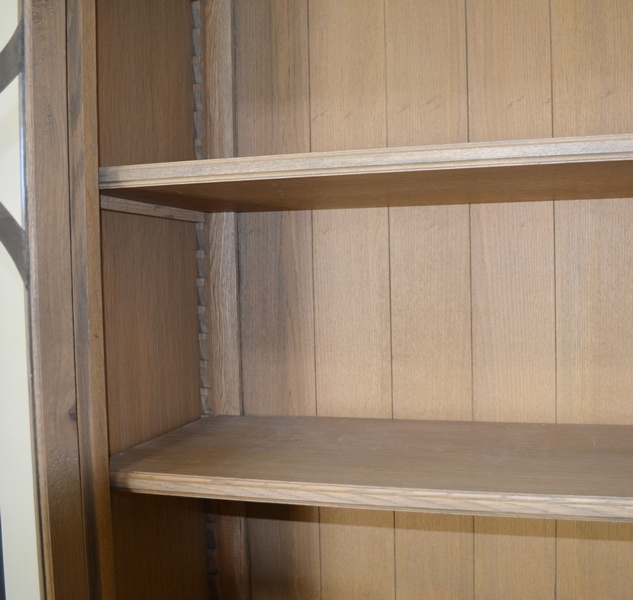 Arhaus "Athens" Natural Wood Display Cabinet