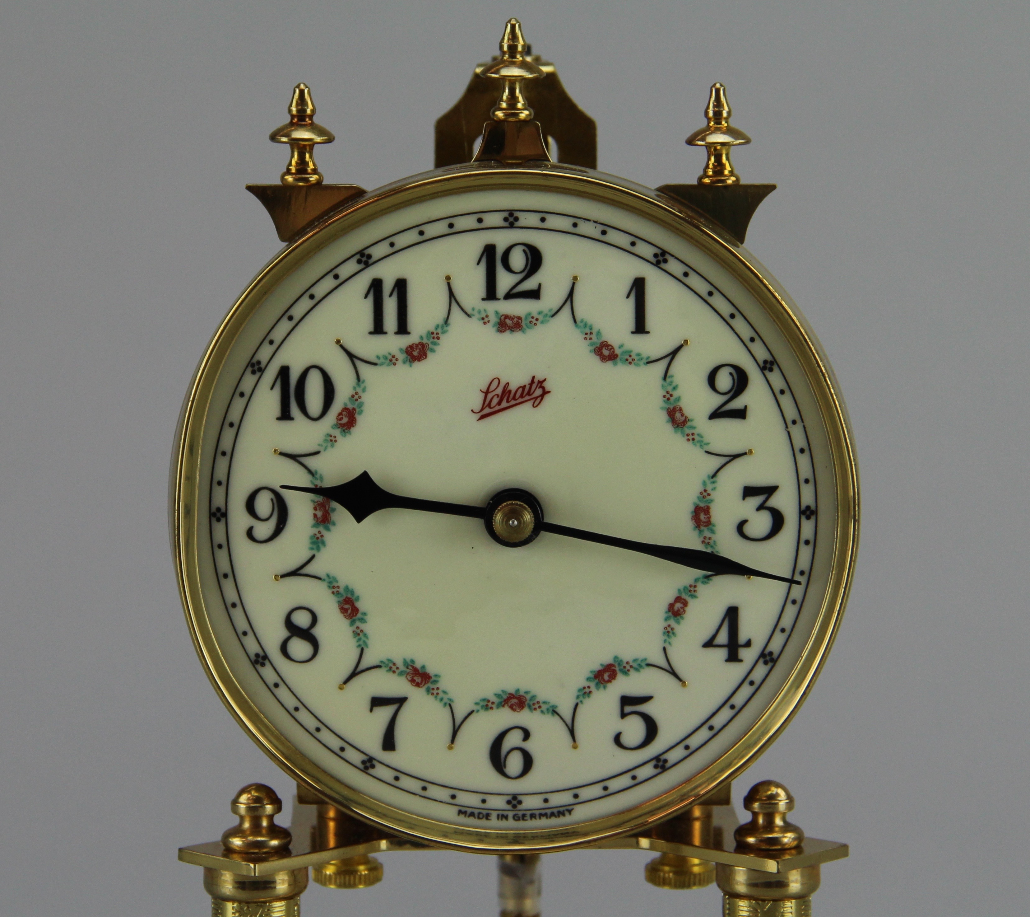 Vintage Original Schatz Brass 400 Day Clock