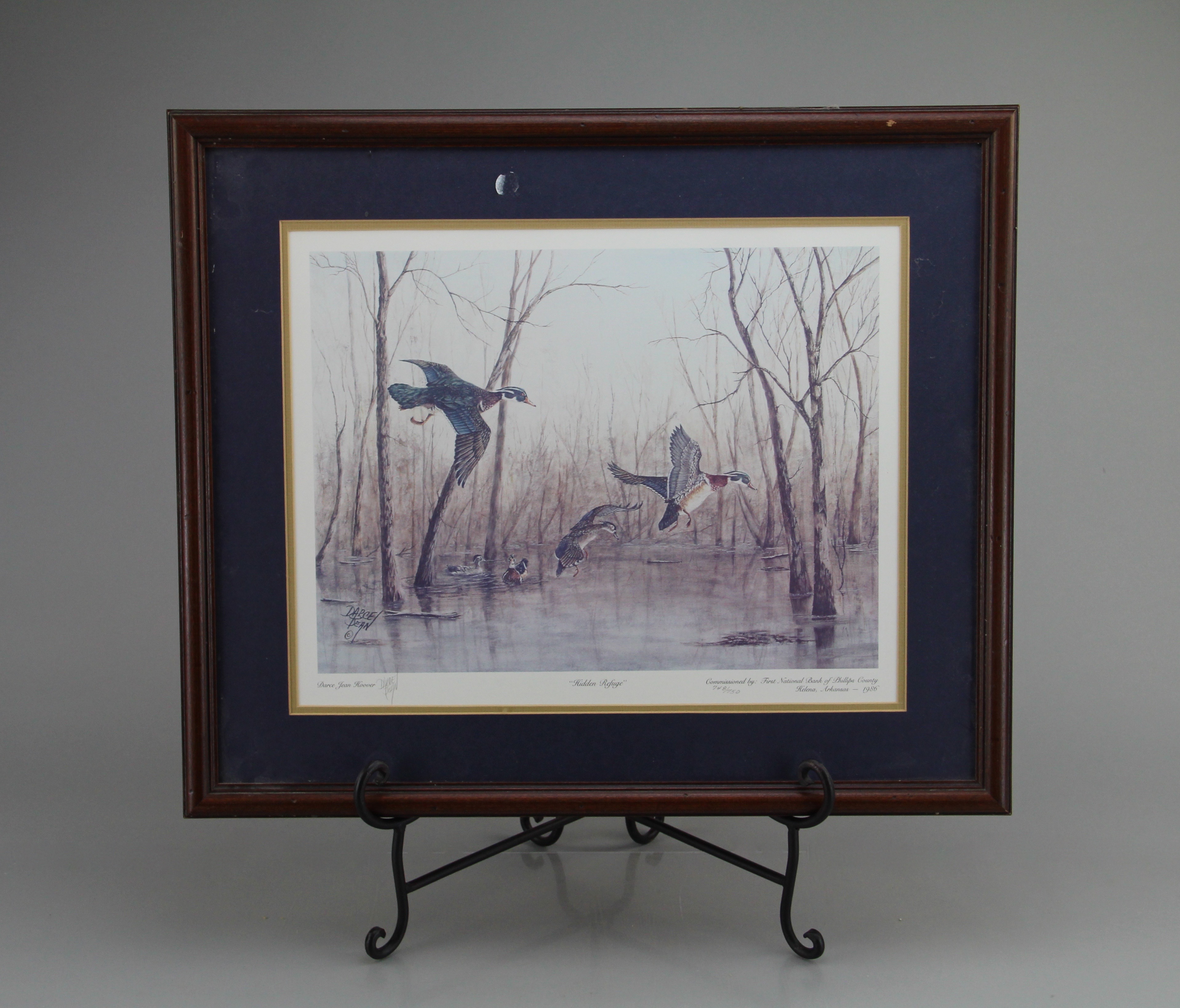 Pair of Framed Wildlife Offset Lithographs