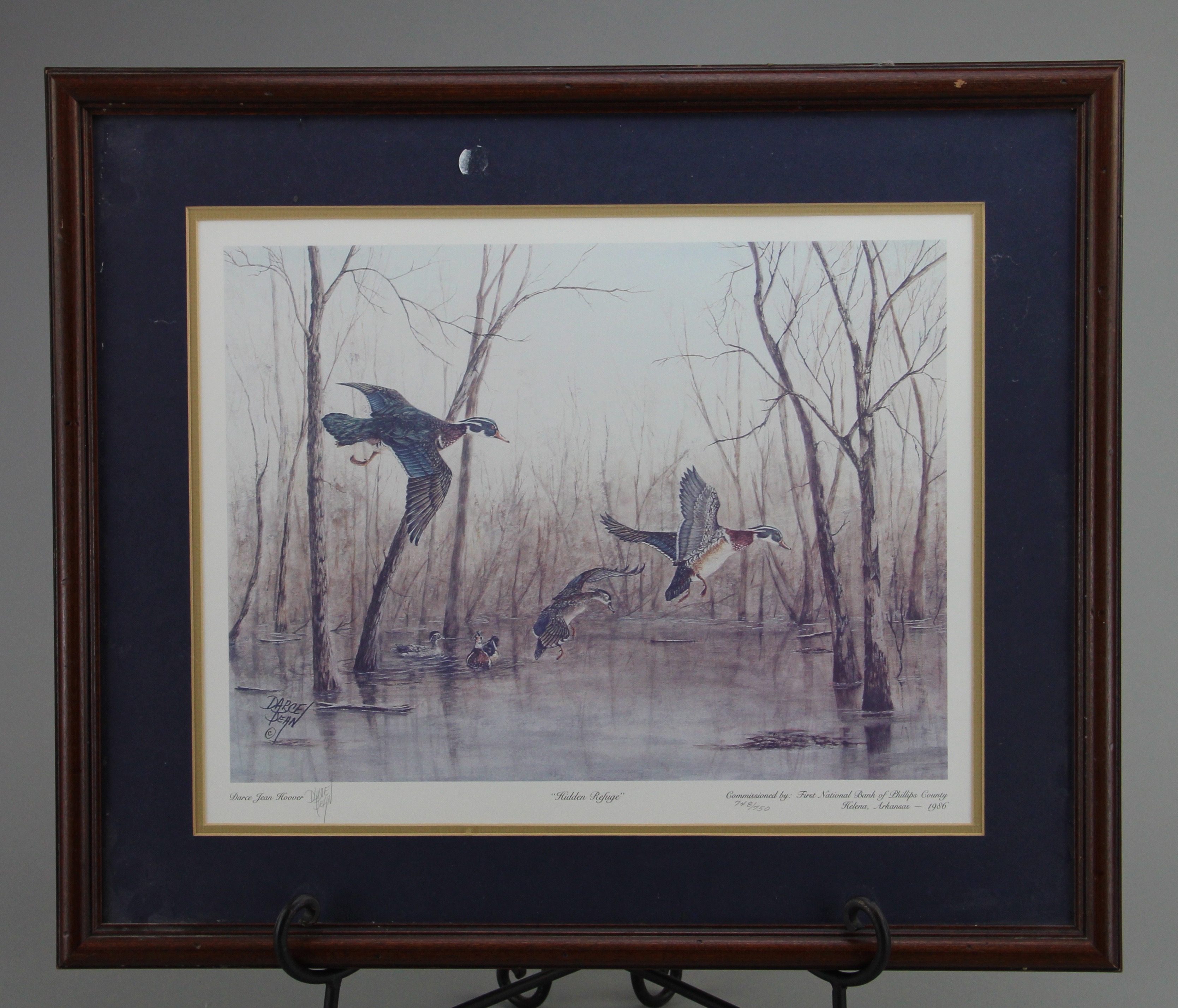 Pair of Framed Wildlife Offset Lithographs