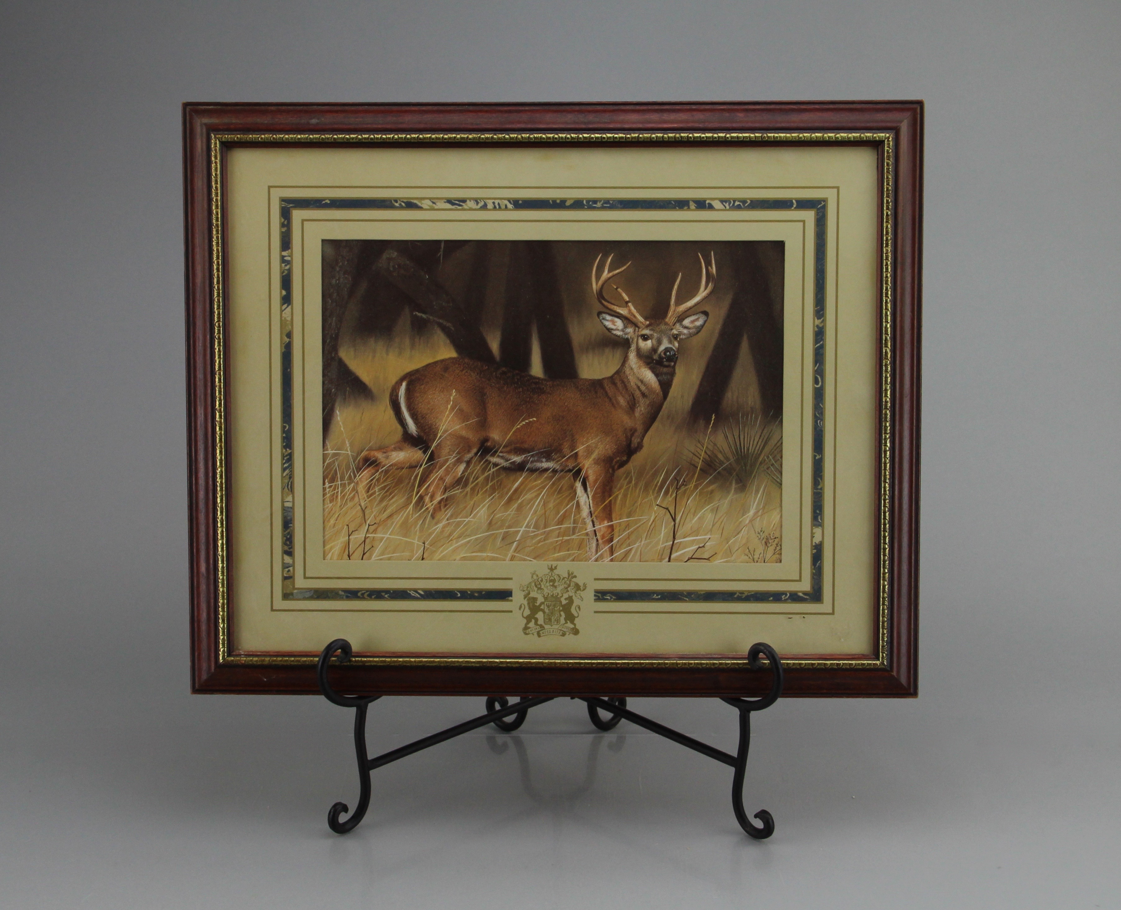 Pair of Framed Wildlife Offset Lithographs