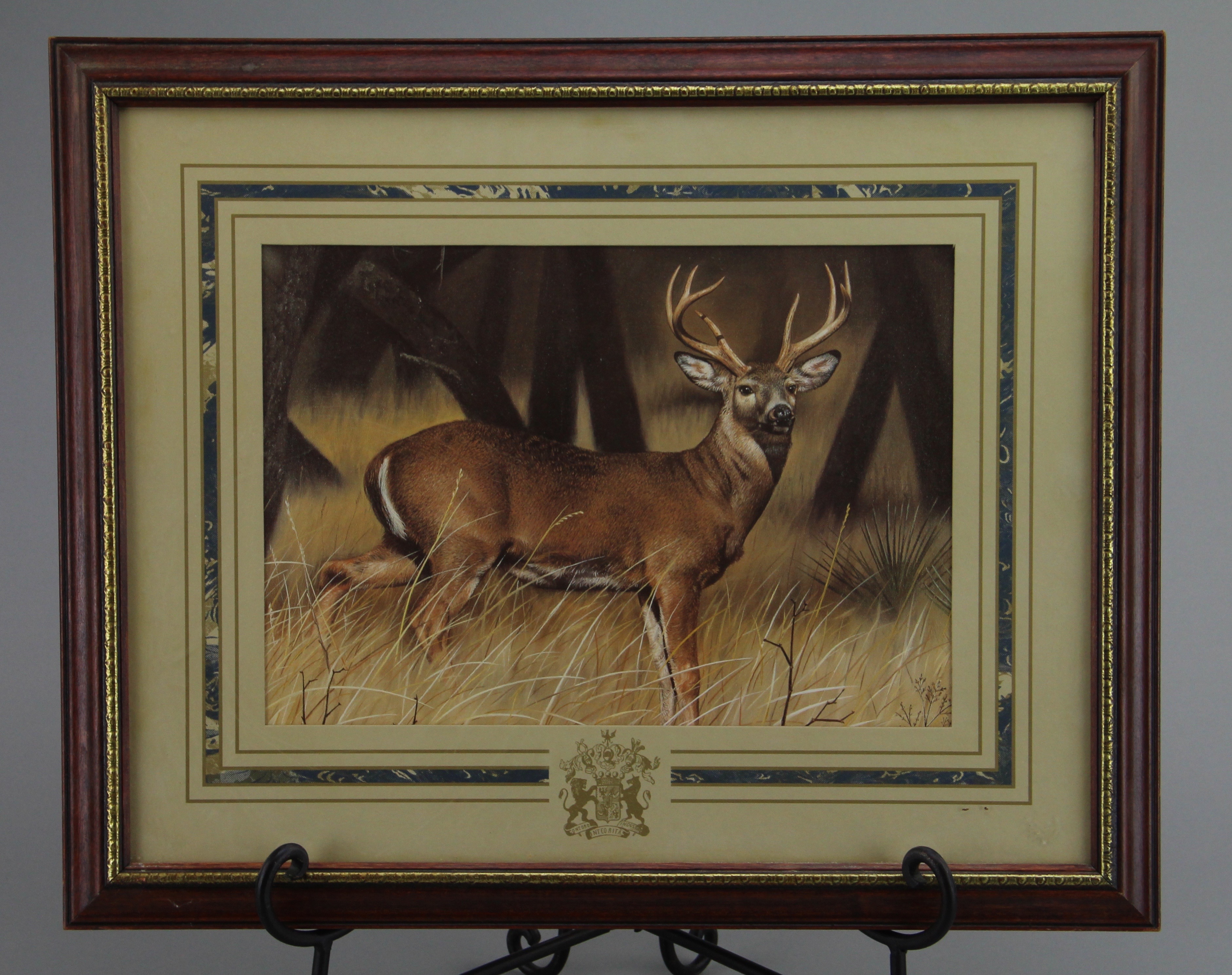 Pair of Framed Wildlife Offset Lithographs