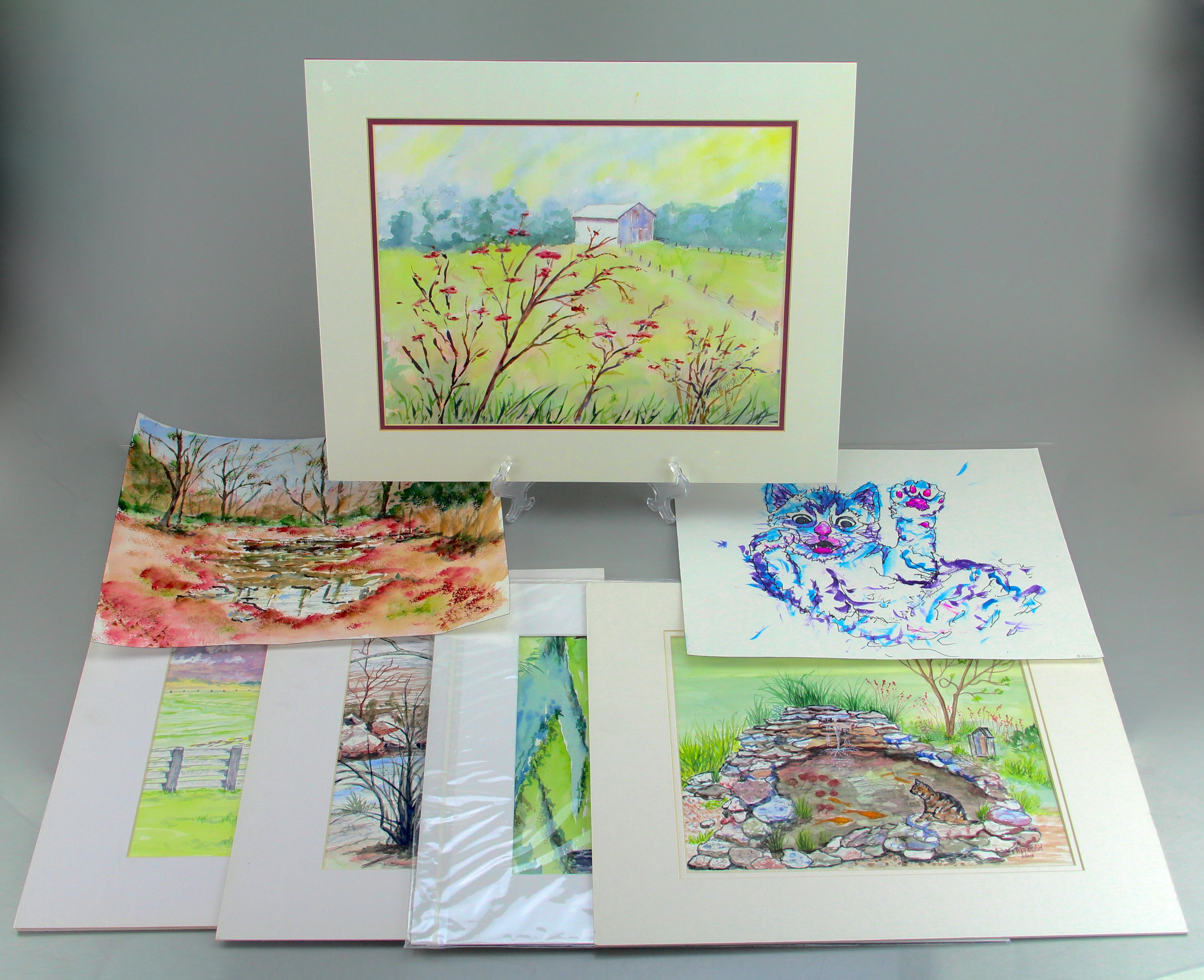 Group of Original Watercolors by Marilyn Pfanstiel