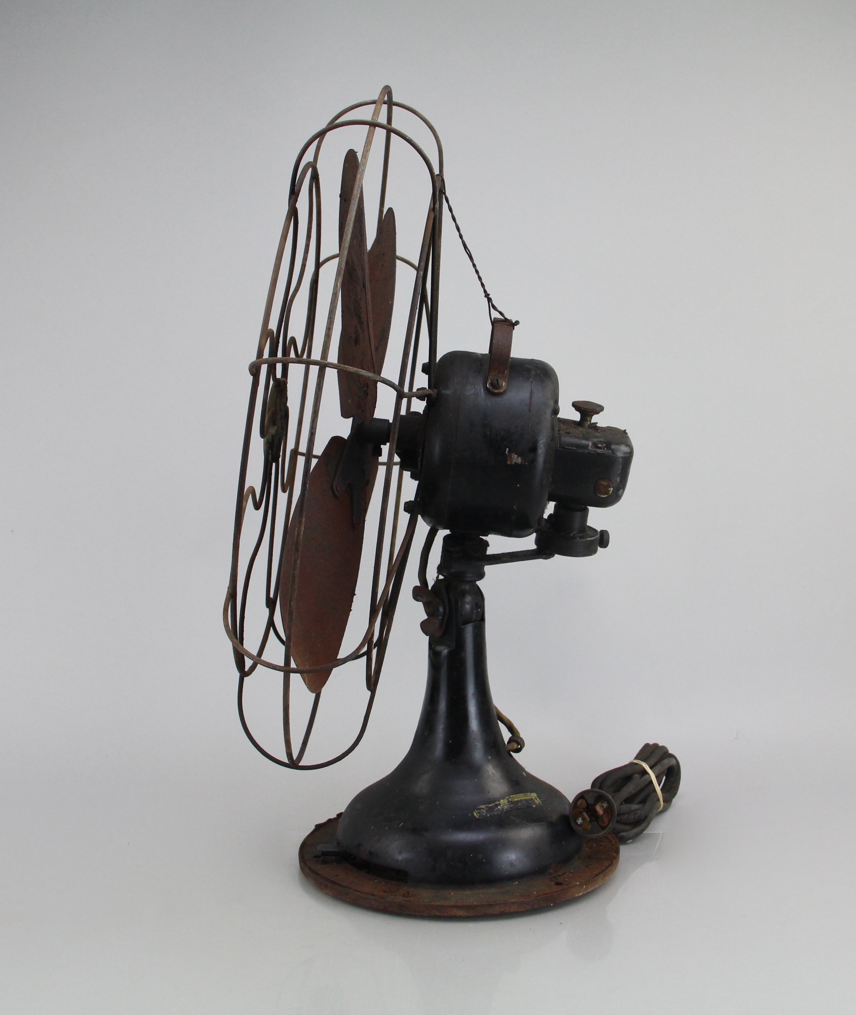 Vintage Robbins Myers Metal Desk Fan with Unmarked Desk Fan