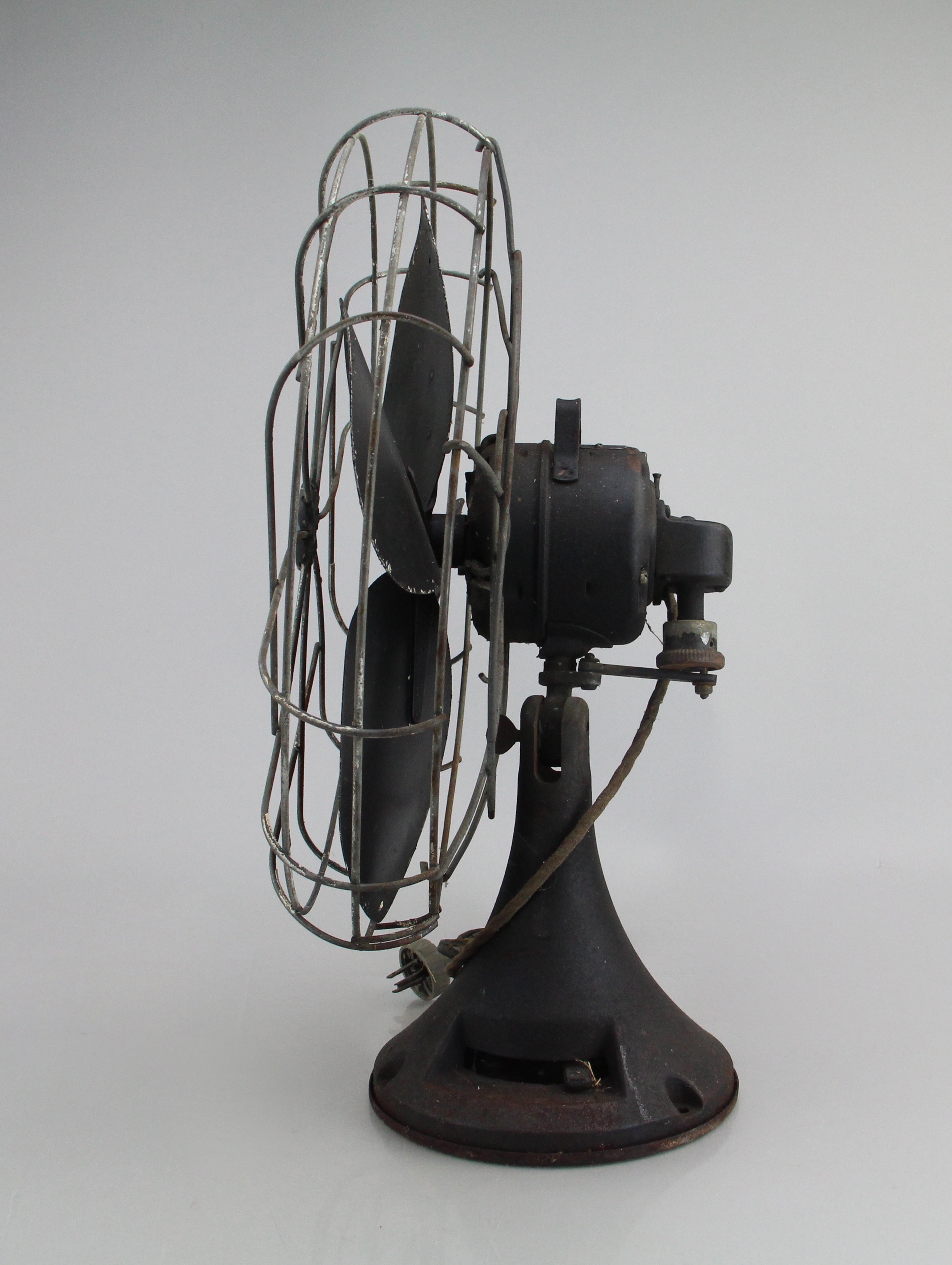 Vintage Robbins Myers Metal Desk Fan with Unmarked Desk Fan