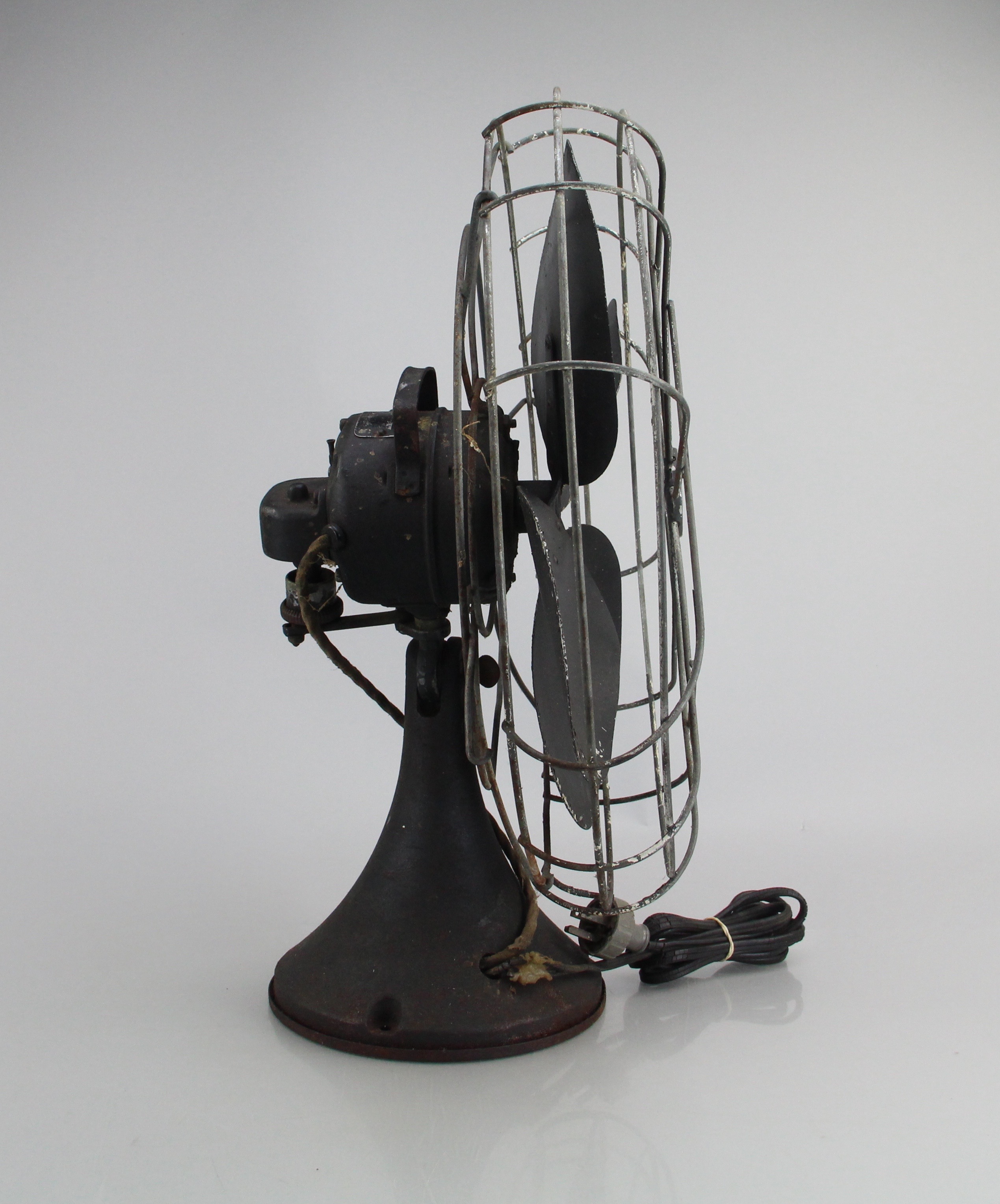 Vintage Robbins Myers Metal Desk Fan with Unmarked Desk Fan