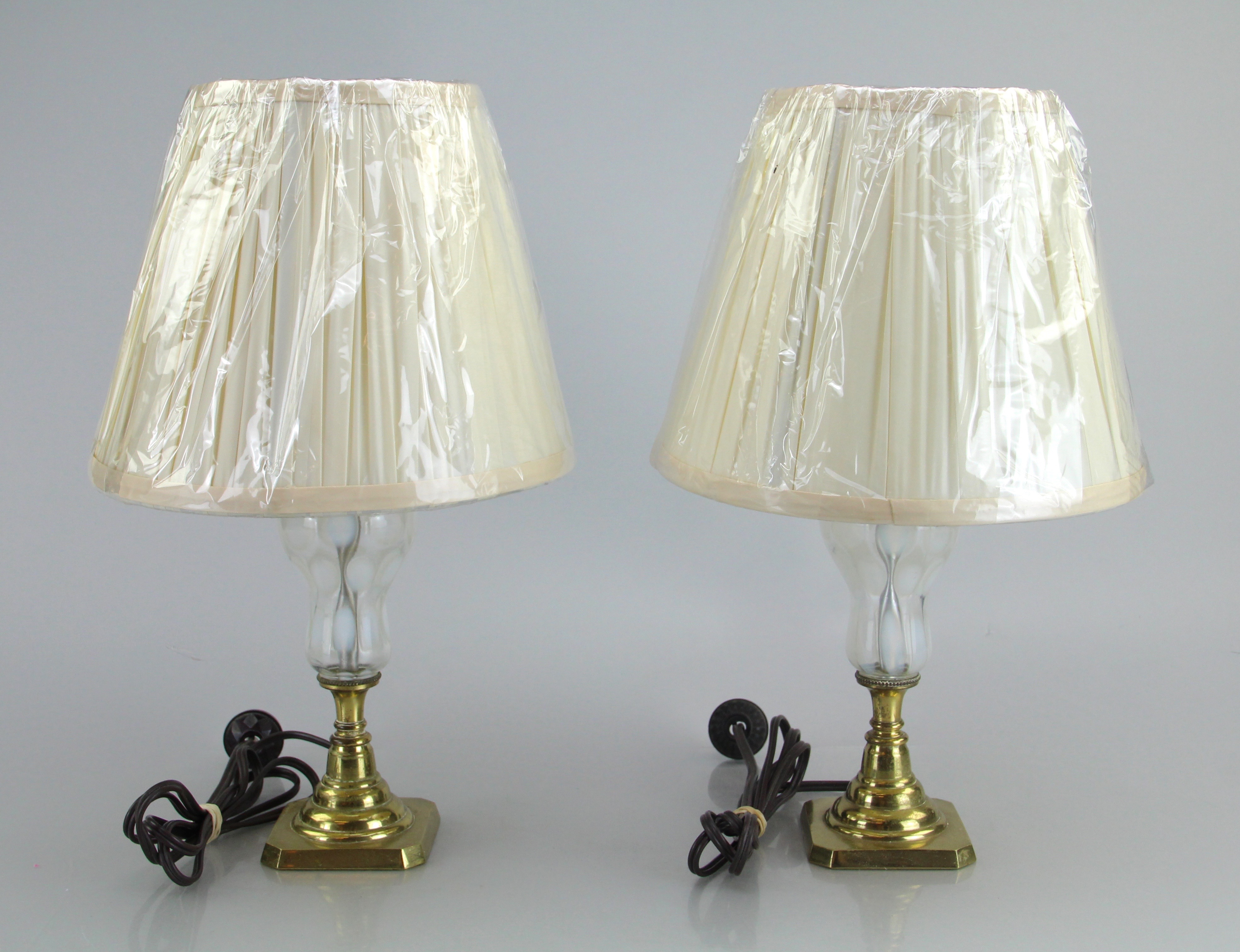 Decorative Twin Glass Small Glass Lamps
