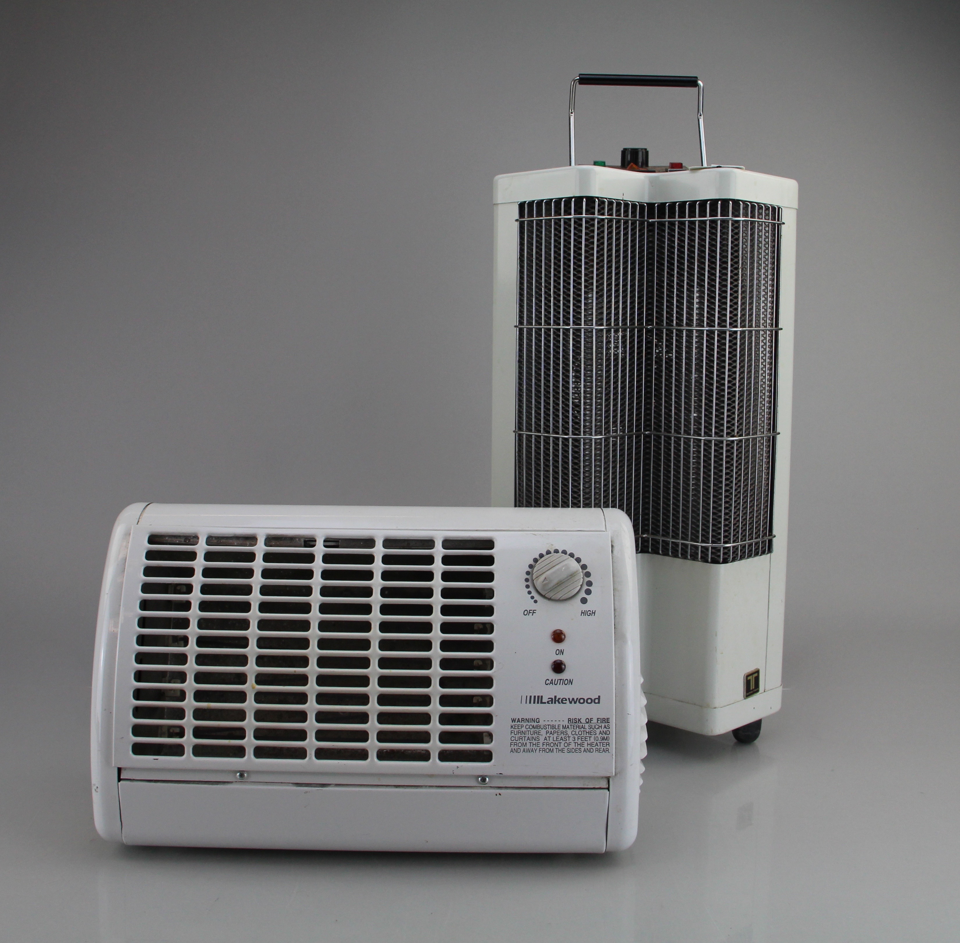 Duo of Portable Home Space Heaters