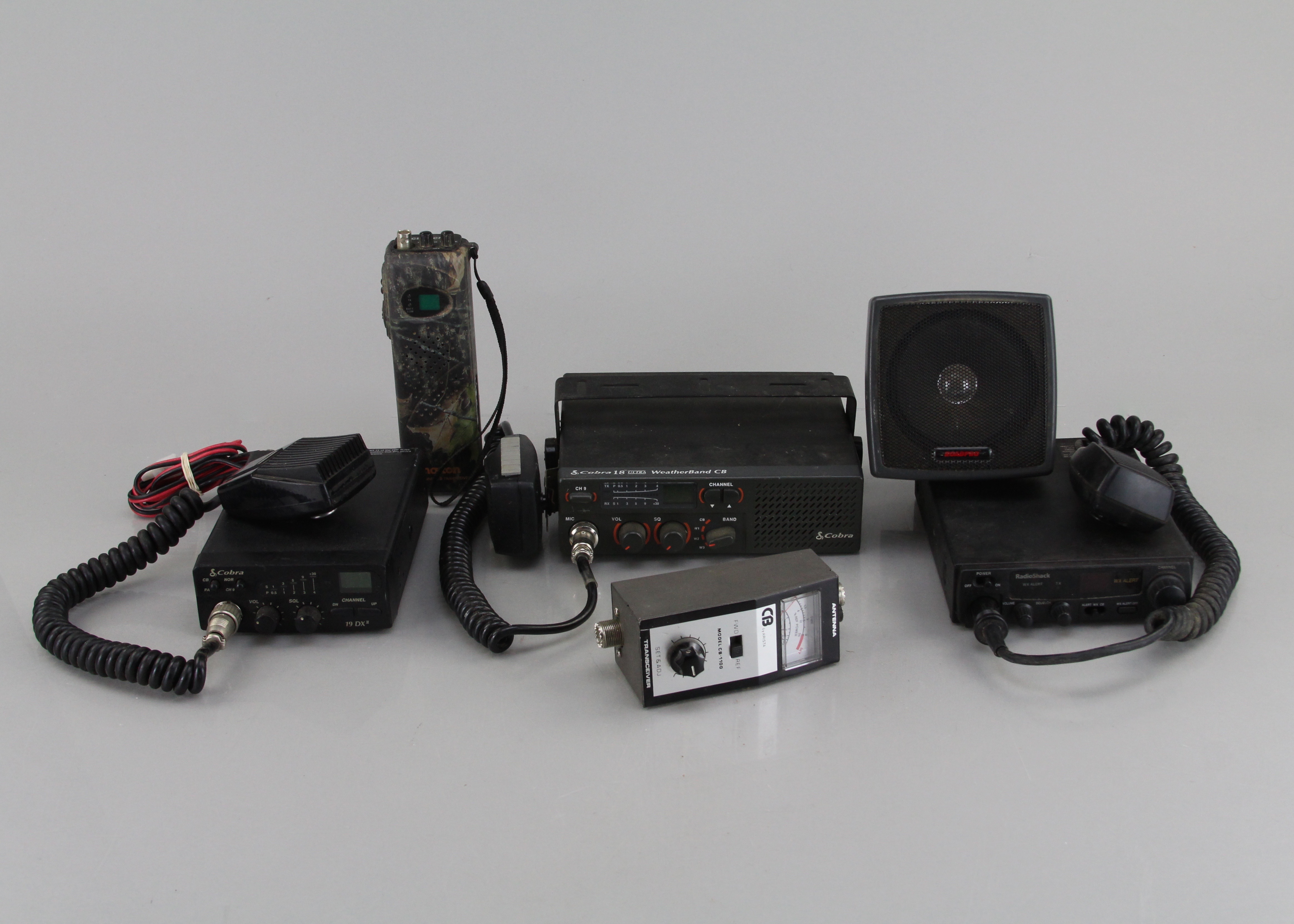 Assortment of CB Radios and CB Radio Accessories