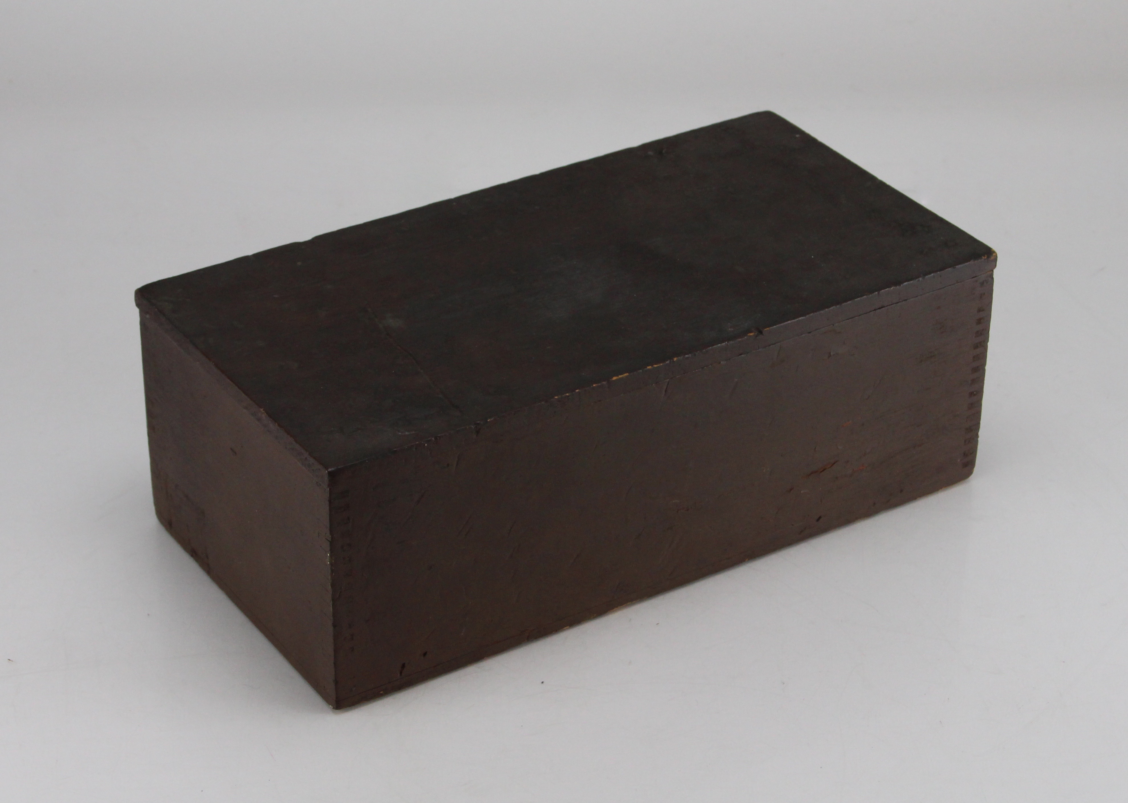 Vintage Recipe Booklets And Newspaper Clippings In Old Wooden Box