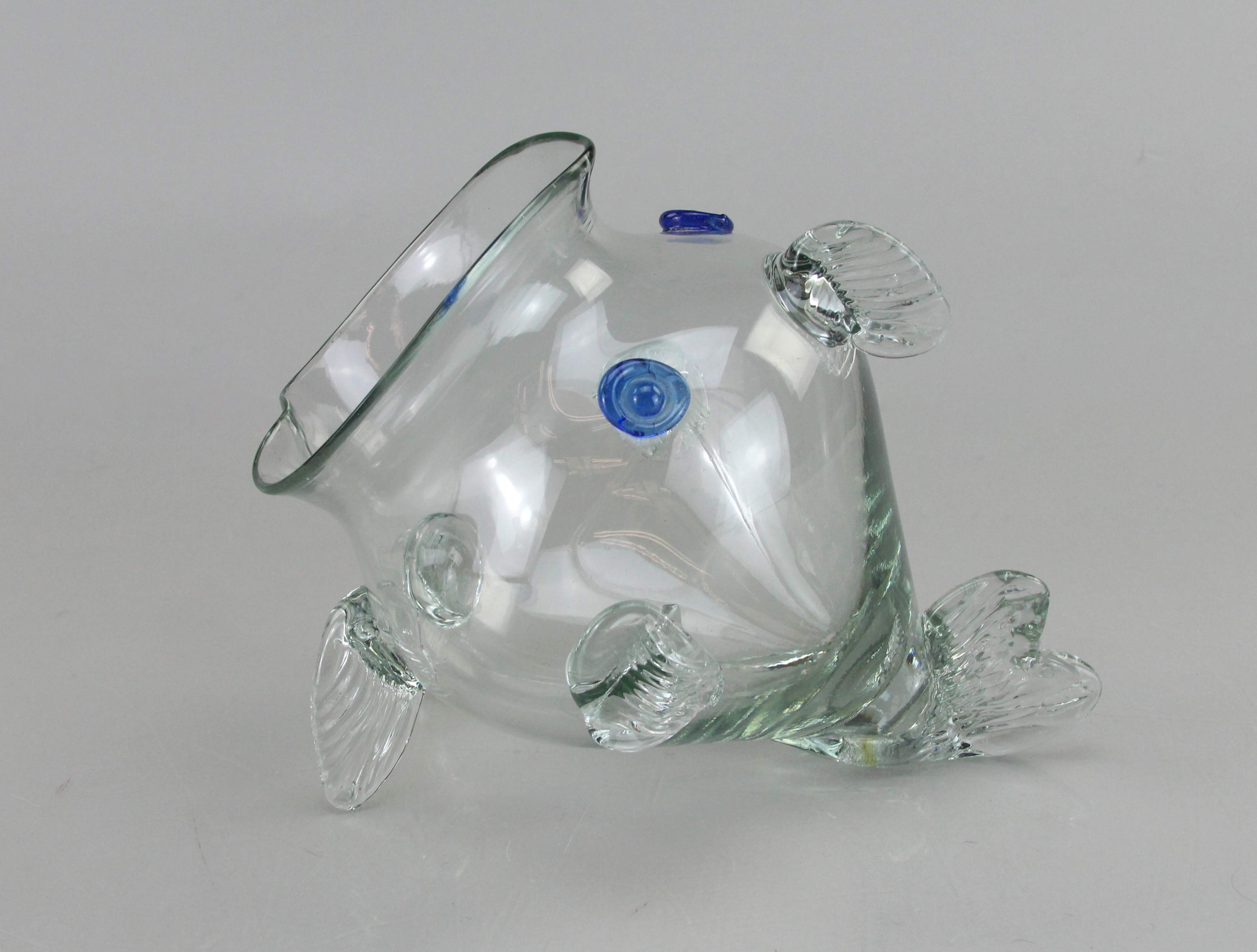 Glass Fish Shaped Fish Bowl