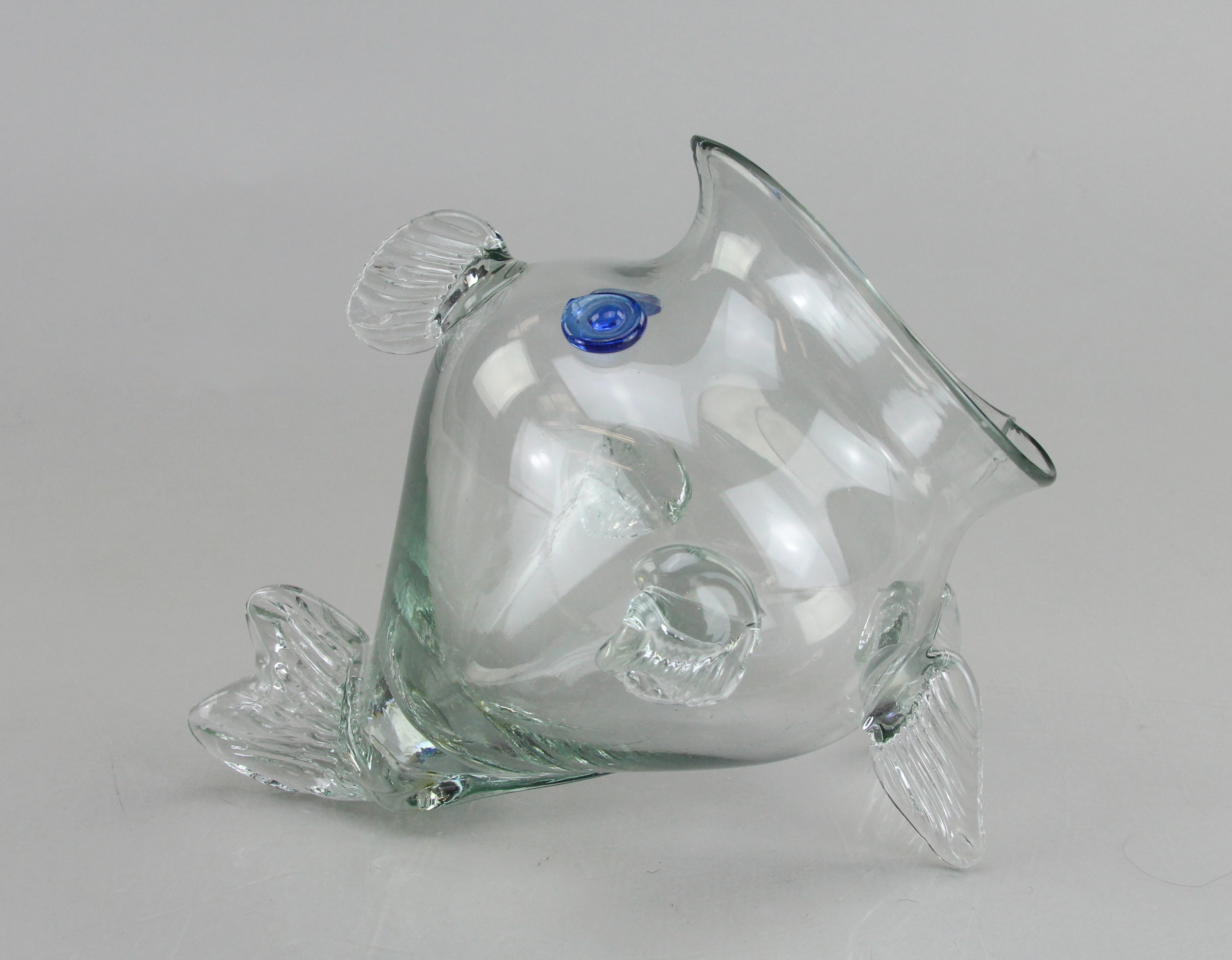 Glass Fish Shaped Fish Bowl