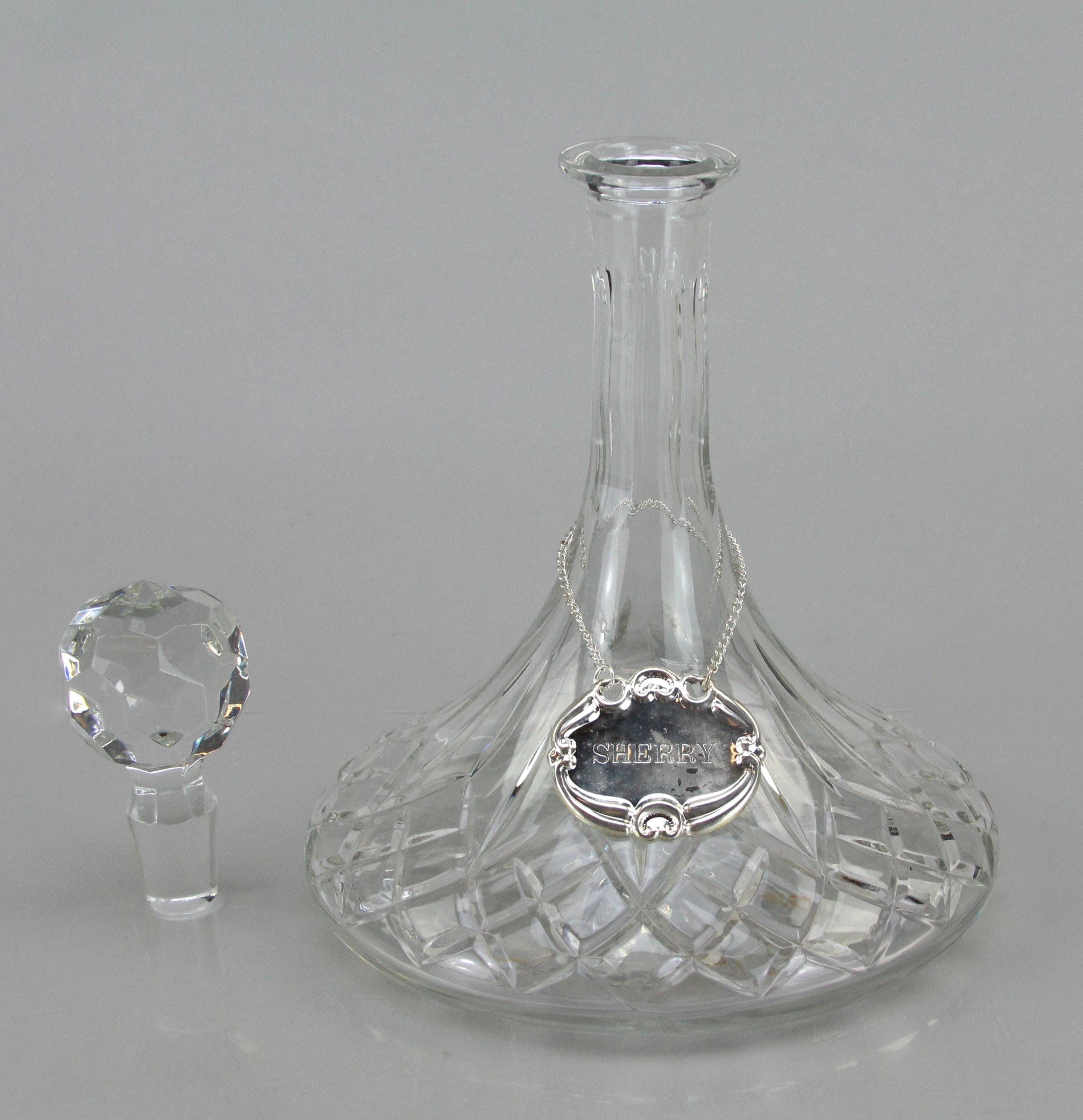 Assortment Of Seven Crystal Decanters
