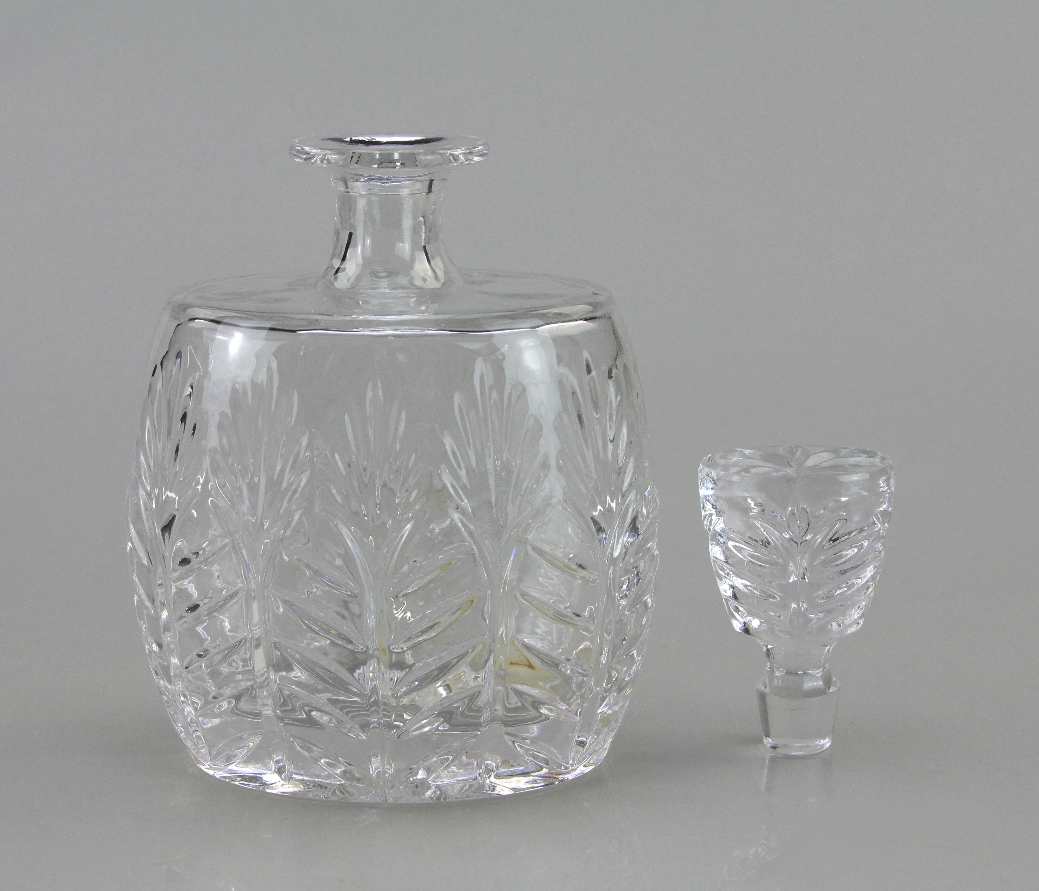 Assortment Of Seven Crystal Decanters
