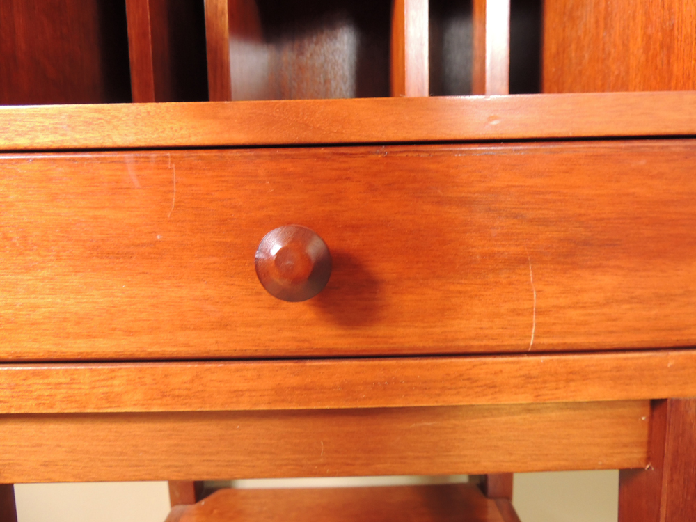 Tall Cherry Secretary Desk