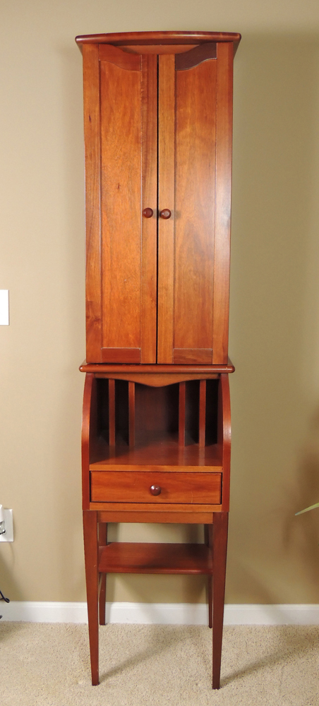 Tall Cherry Secretary Desk