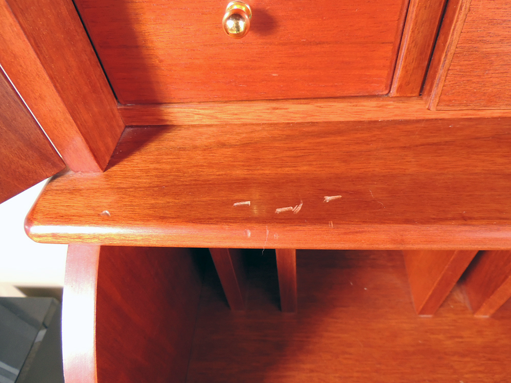 Tall Cherry Secretary Desk