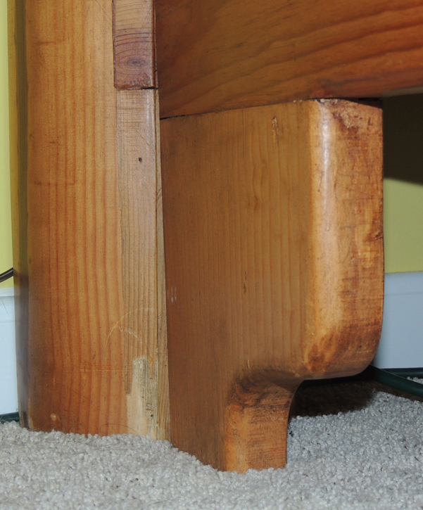 Rustic Arhaus Pine Queen Bed Frame and Matching Night Stands