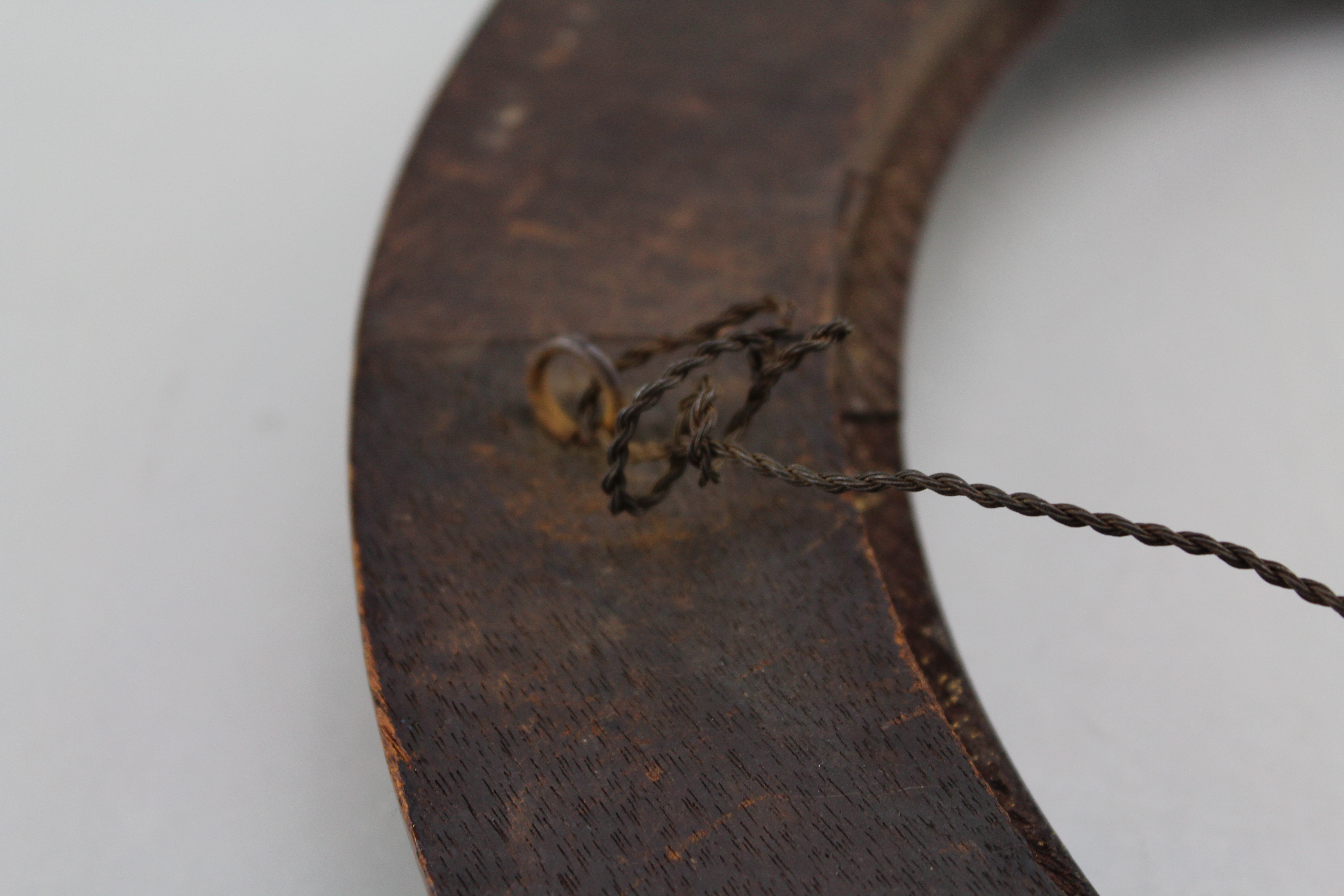 Assortment of Oval Wooden Framed Portrait Photos and Empty Frames