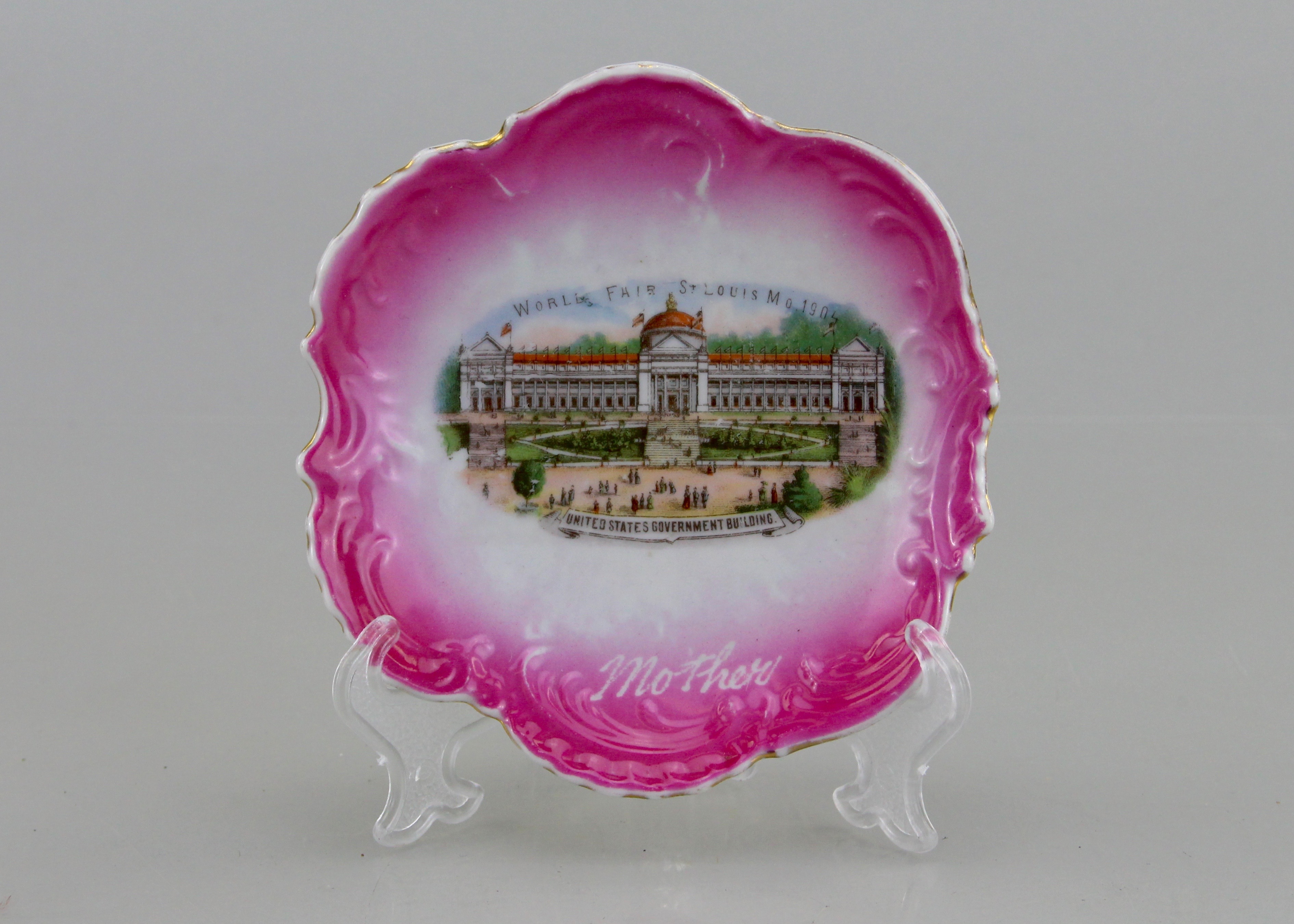St. Louis 1904 Worlds Fair Small Ornamental Plate