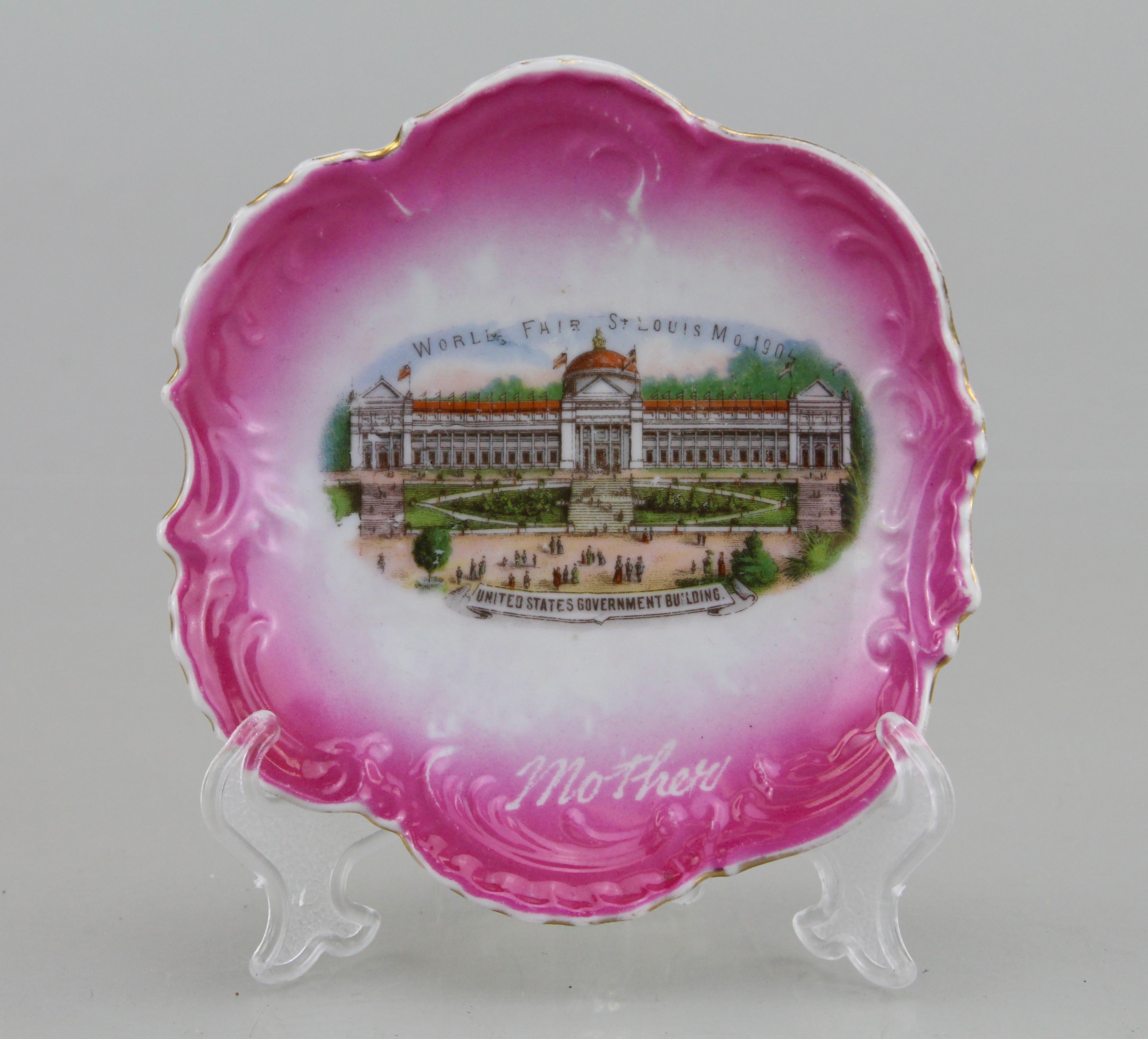 St. Louis 1904 Worlds Fair Small Ornamental Plate