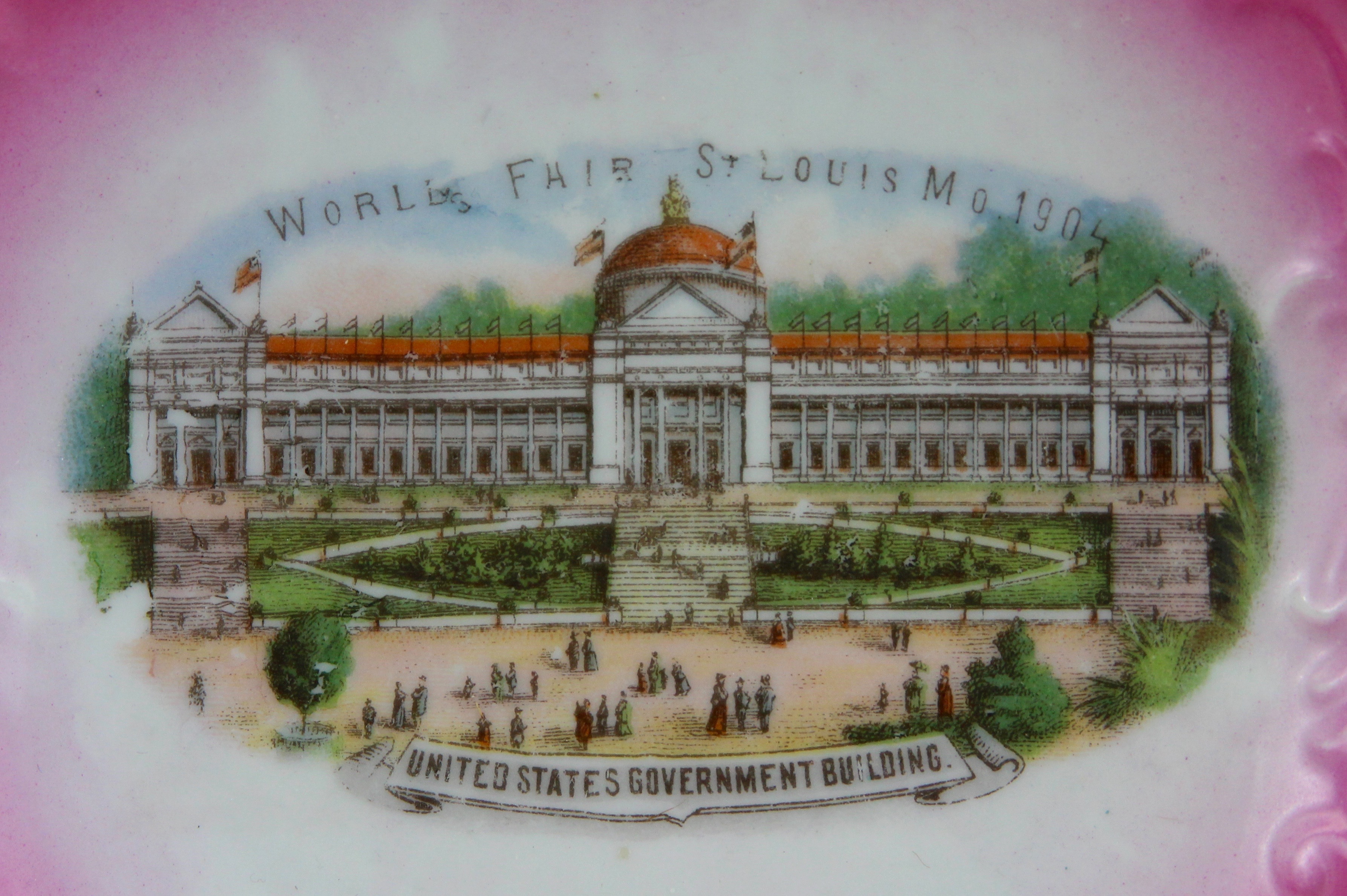 St. Louis 1904 Worlds Fair Small Ornamental Plate