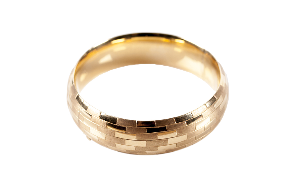 14K Gold Bangle