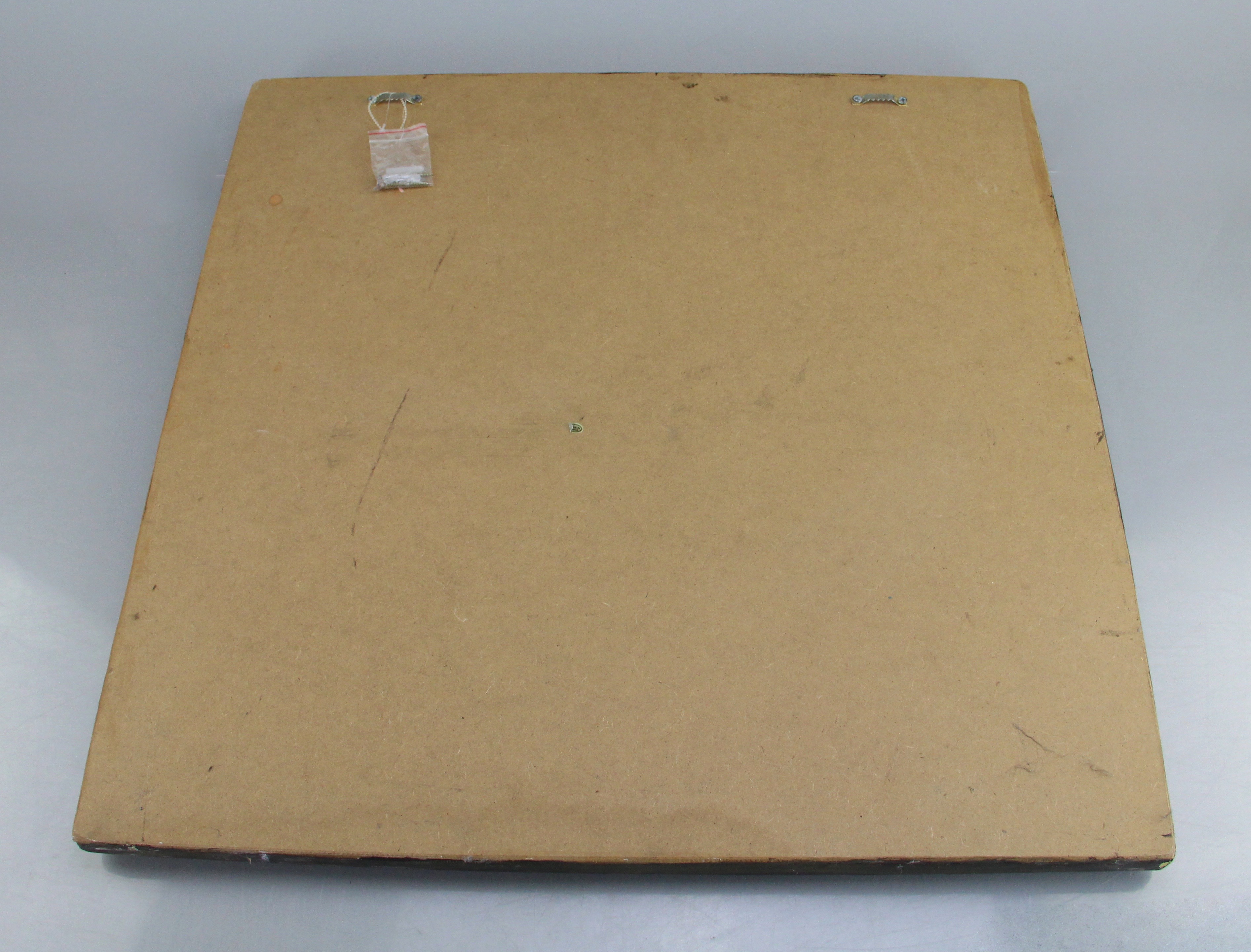 Vintage Decorative Mirror Framed In Wood