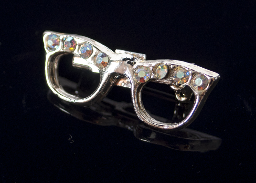 Silver Toned Costume Brooches